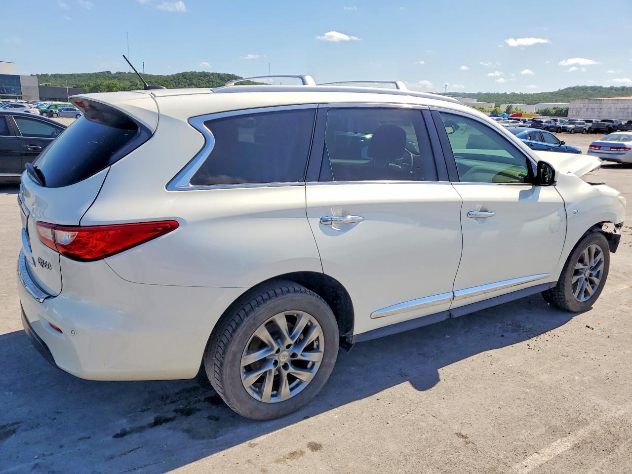 2014 Infiniti Qx60 Base Белый vin: 5N1AL0MNXEC528874