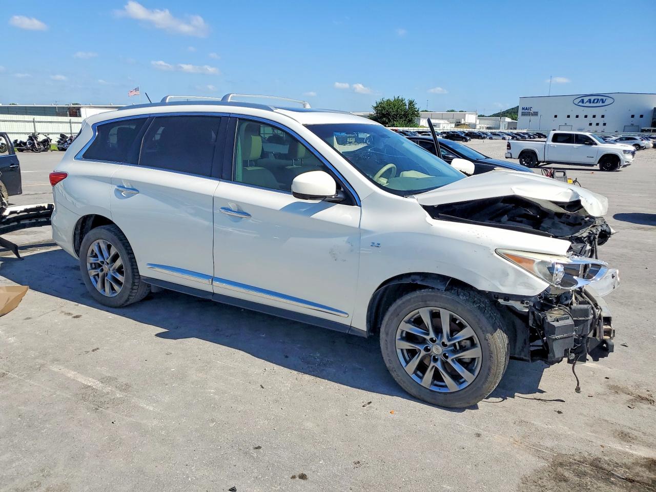 2014 Infiniti Qx60 Base Белый vin: 5N1AL0MNXEC528874