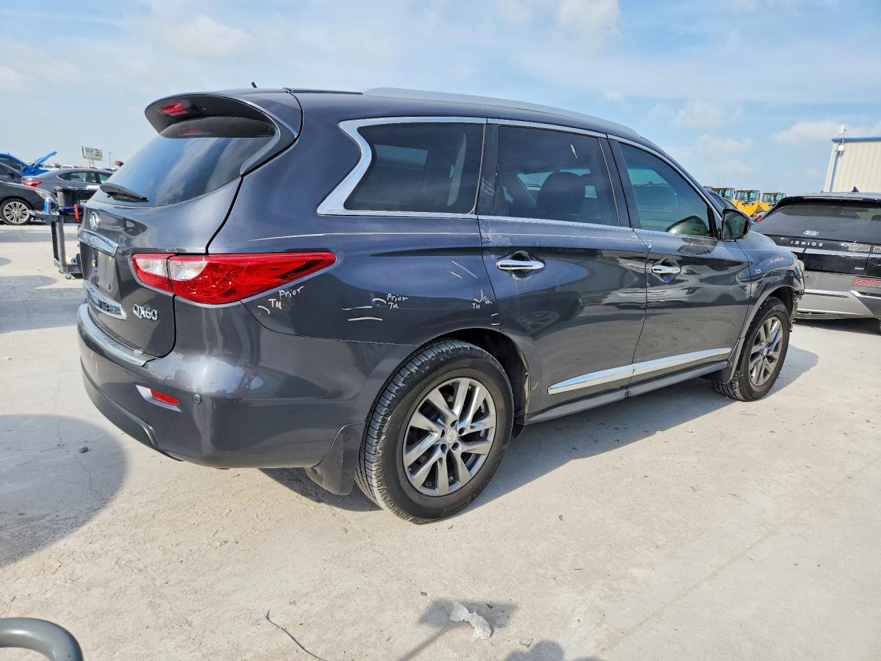 2014 Infiniti Qx60 Base Gray vin: 5N1AL0MNXEC537509