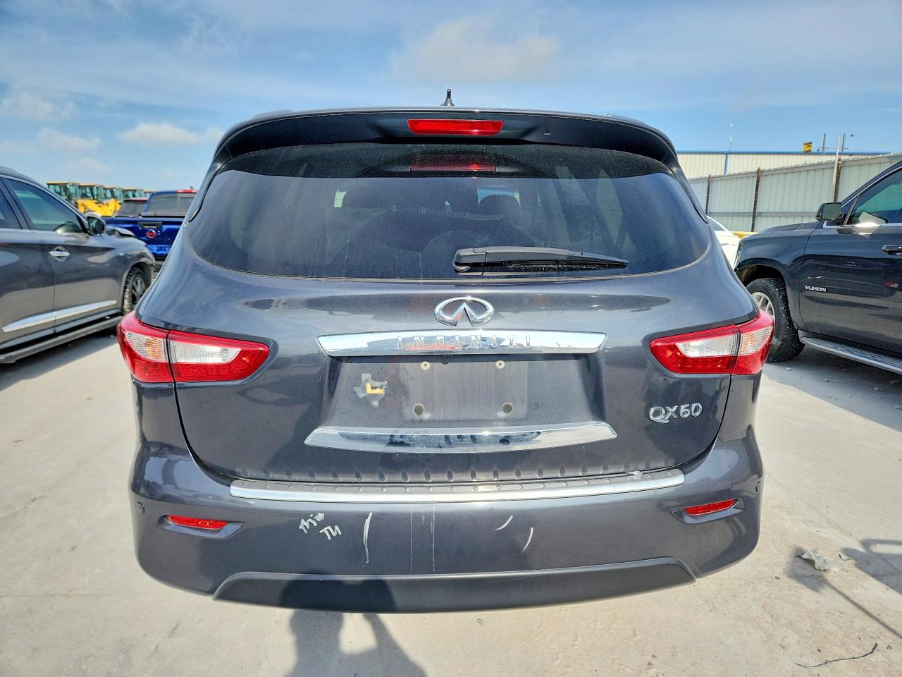 2014 Infiniti Qx60 Base Gray vin: 5N1AL0MNXEC537509