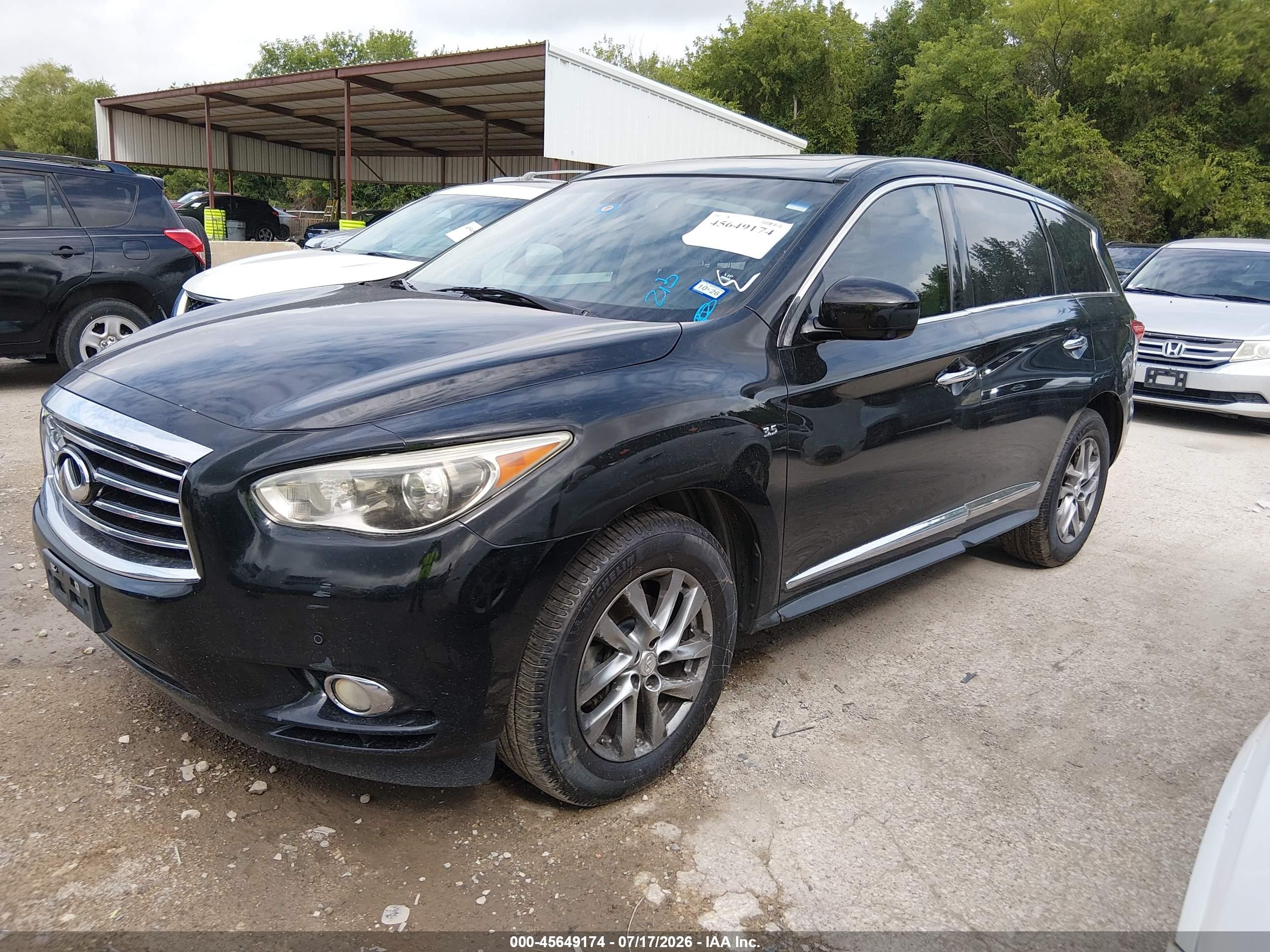 2014 Infiniti Qx60   Black vin: 5N1AL0MNXEC542743
