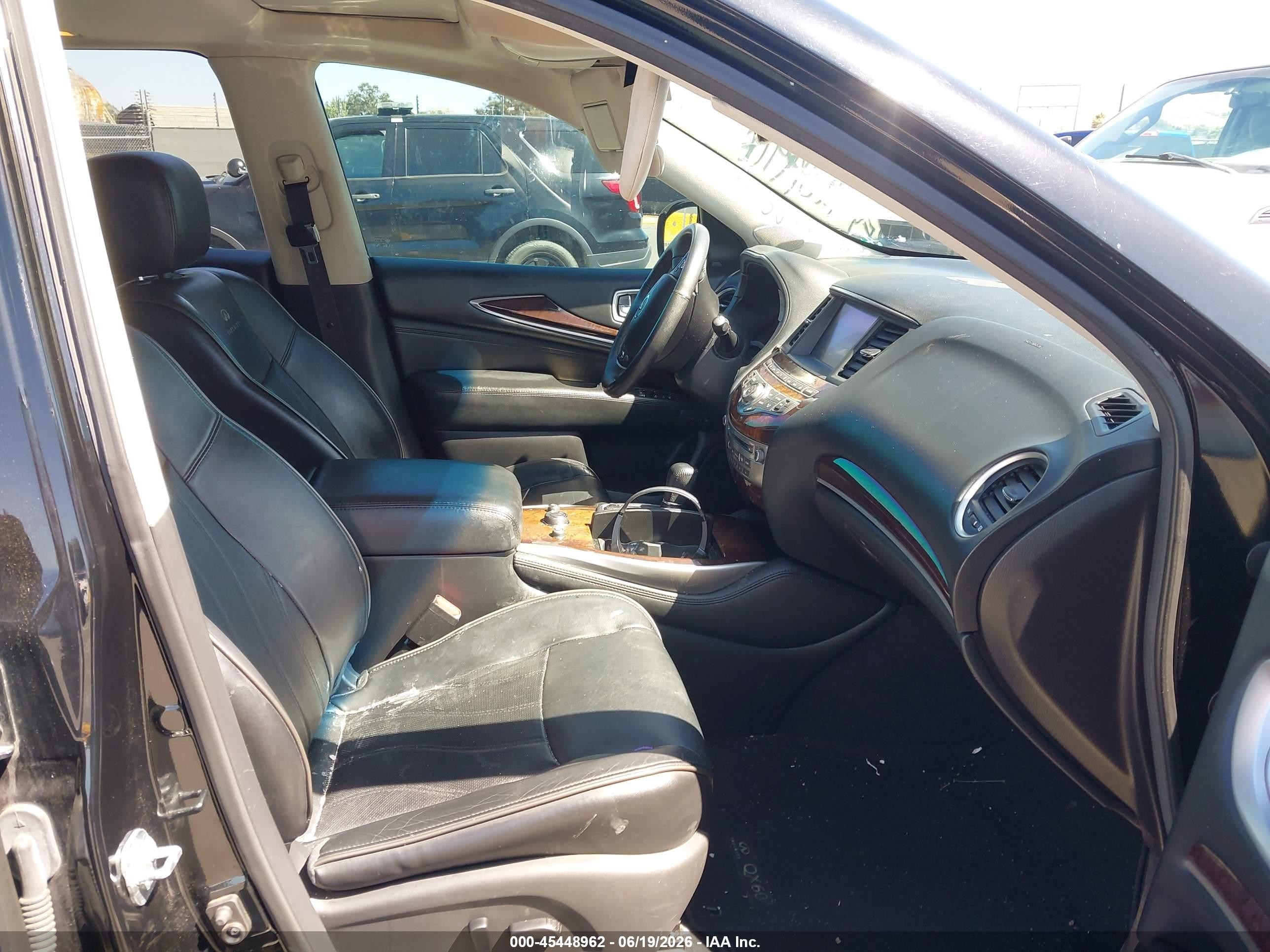2014 Infiniti Qx60   Black vin: 5N1AL0MNXEC551653