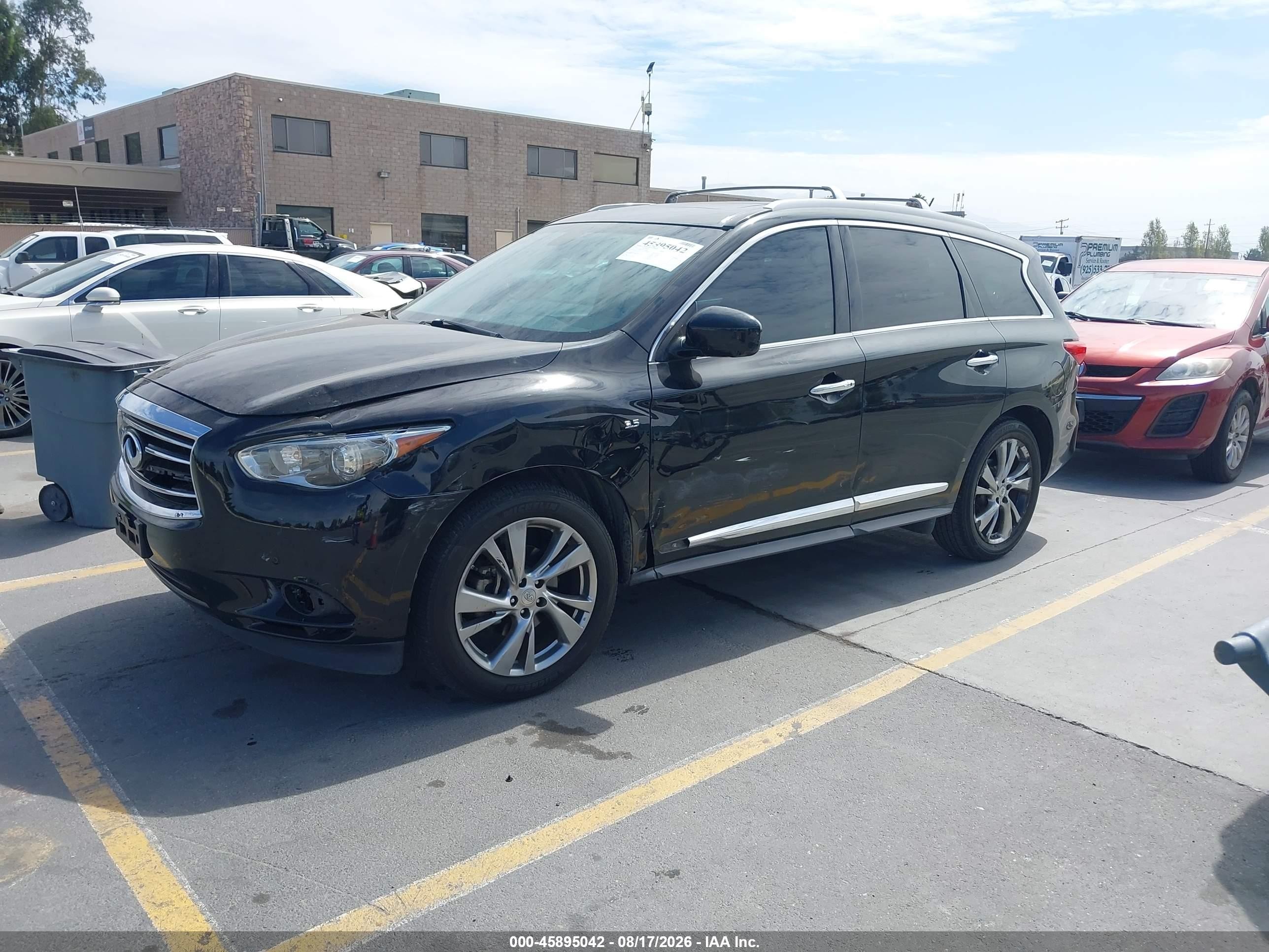 2014 Infiniti Qx60   Black vin: 5N1AL0MNXEC551653