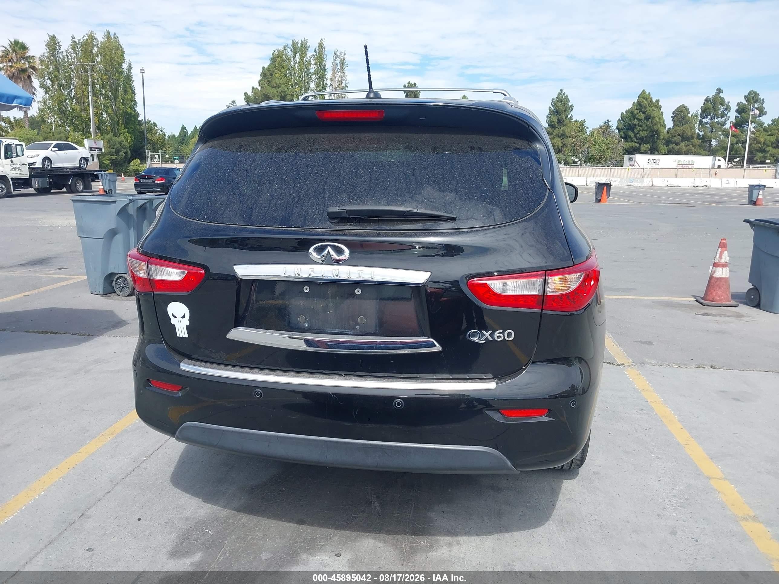 2014 Infiniti Qx60   Black vin: 5N1AL0MNXEC551653