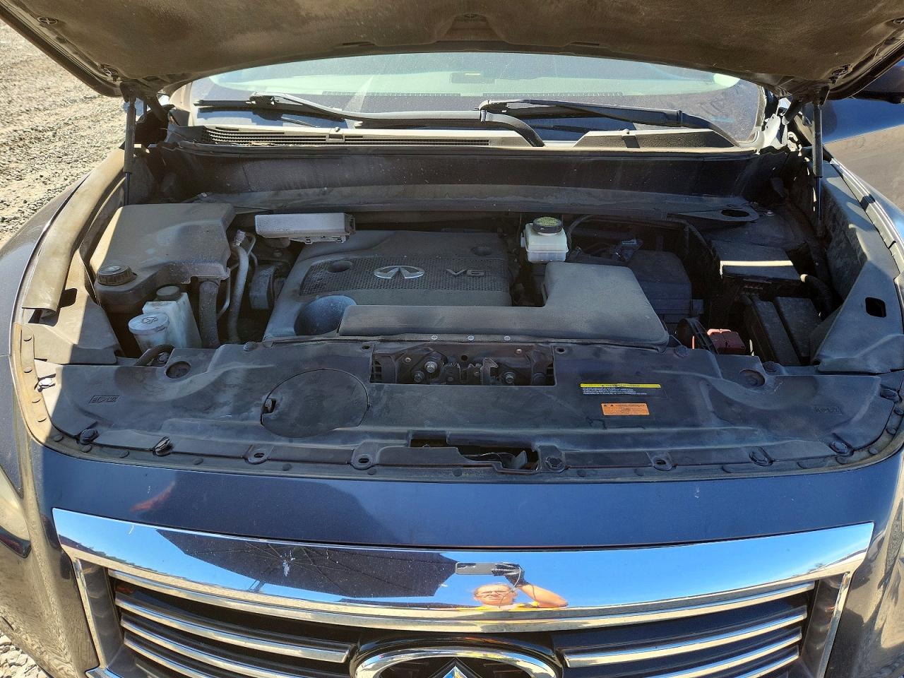 2014 Infiniti Qx60 Base Gray vin: 5N1AL0MNXEC555377
