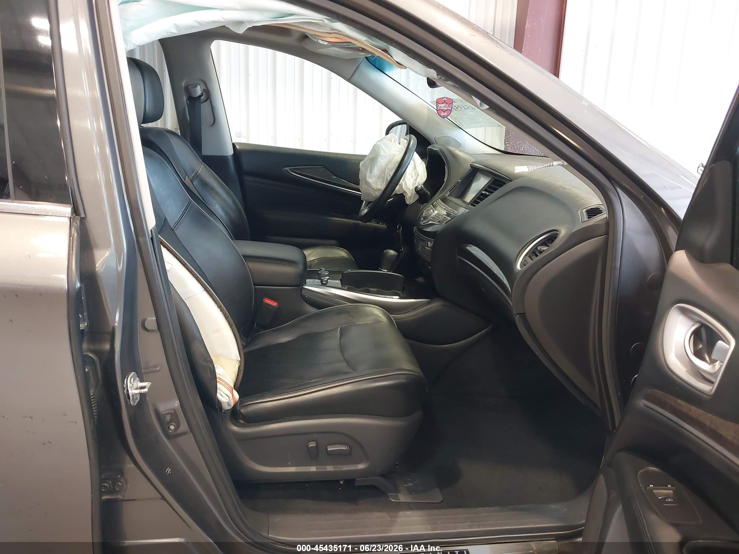 2015 Infiniti Qx60   Gray vin: 5N1AL0MNXFC505337
