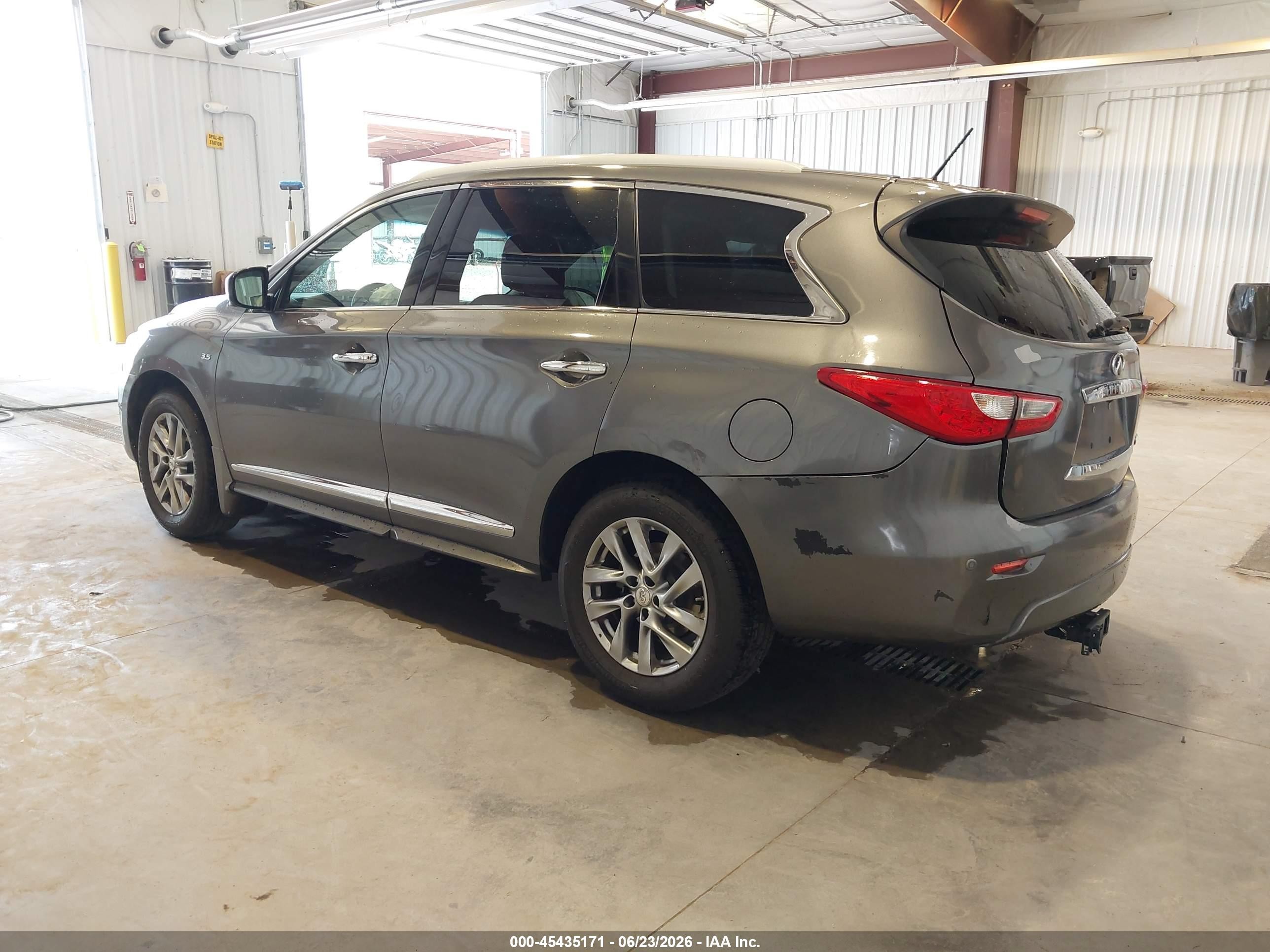 2015 Infiniti Qx60   Gray vin: 5N1AL0MNXFC505337