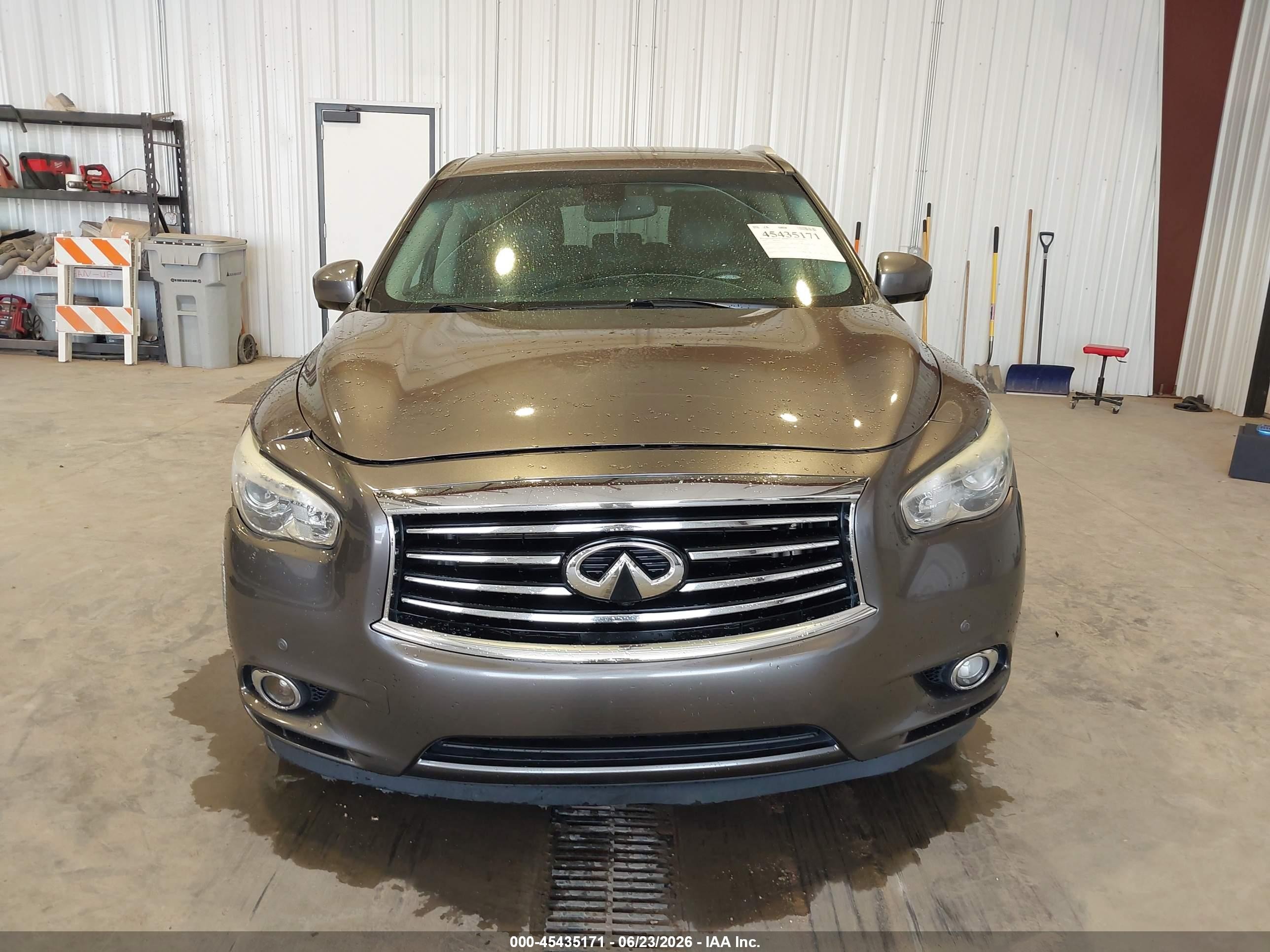 2015 Infiniti Qx60   Gray vin: 5N1AL0MNXFC505337