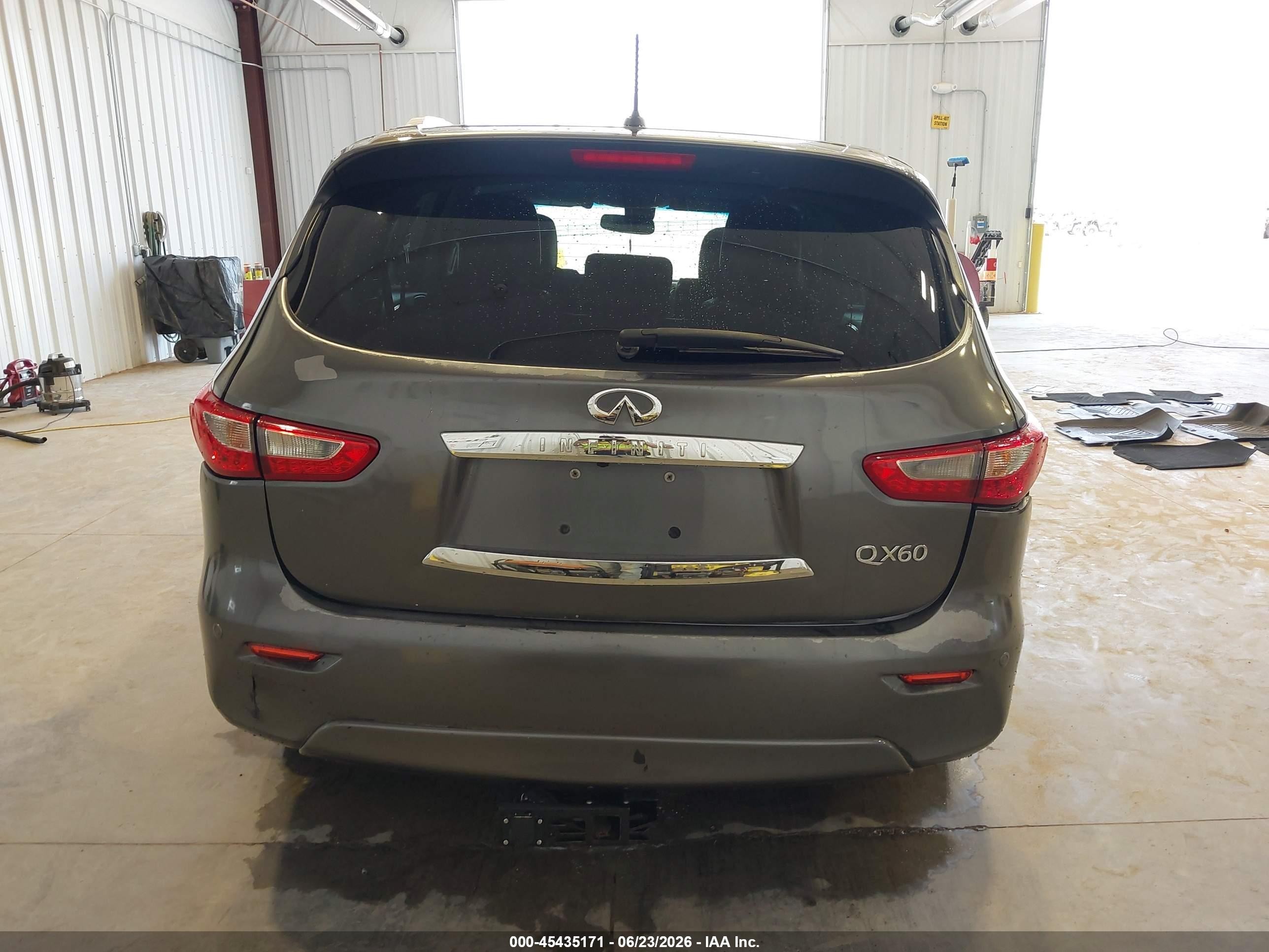 2015 Infiniti Qx60   Gray vin: 5N1AL0MNXFC505337