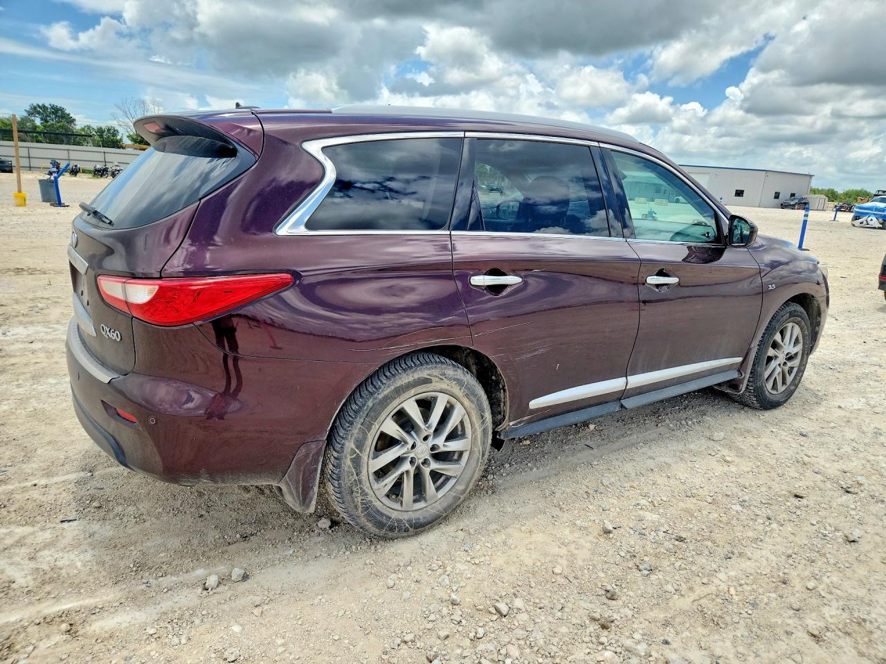 2015 Infiniti Qx60 Base Burgundy vin: 5N1AL0MNXFC505466