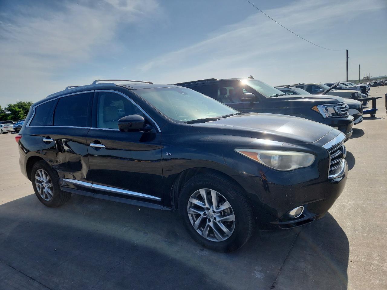2015 Infiniti Qx60 Base Black vin: 5N1AL0MNXFC511414