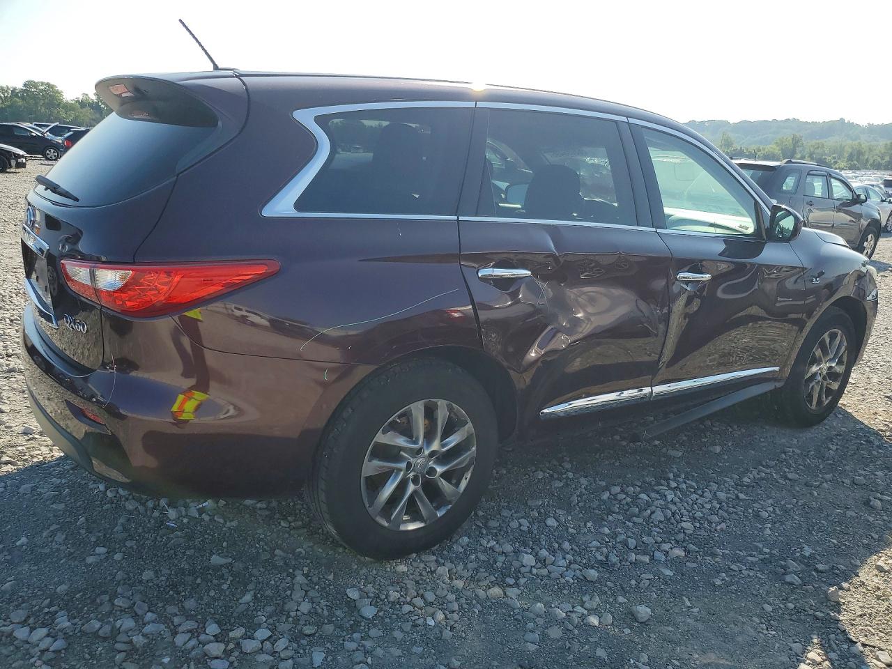 2015 Infiniti Qx60 Base Burgundy vin: 5N1AL0MNXFC515298