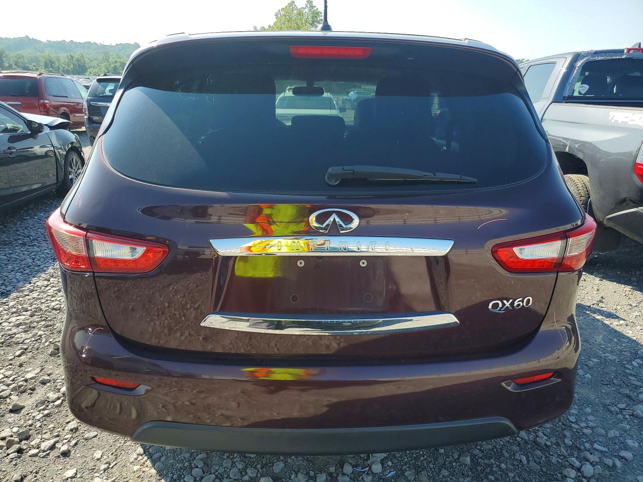 2015 Infiniti Qx60 Base Burgundy vin: 5N1AL0MNXFC515298