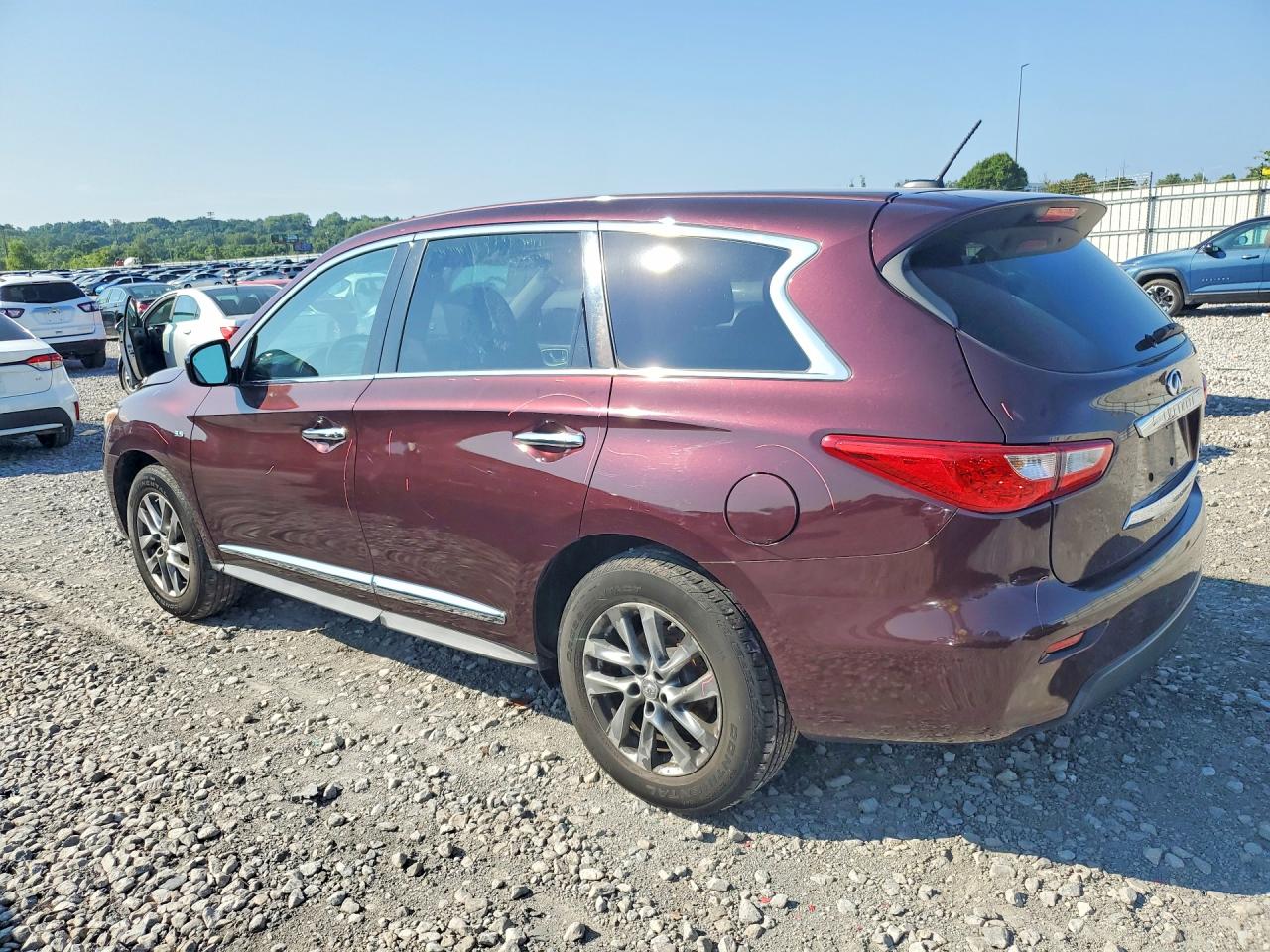 2015 Infiniti Qx60 Base Burgundy vin: 5N1AL0MNXFC515298