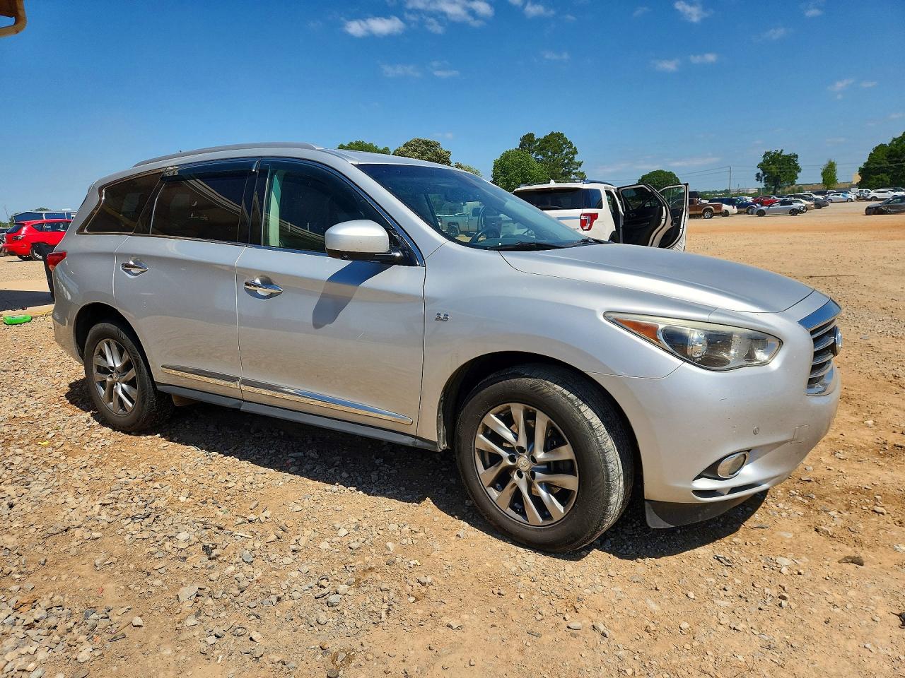2015 Infiniti Qx60 Base Silver vin: 5N1AL0MNXFC517682