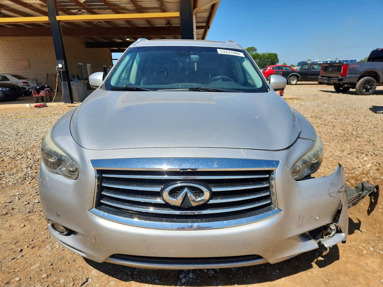 2015 Infiniti Qx60 Base Silver vin: 5N1AL0MNXFC517682