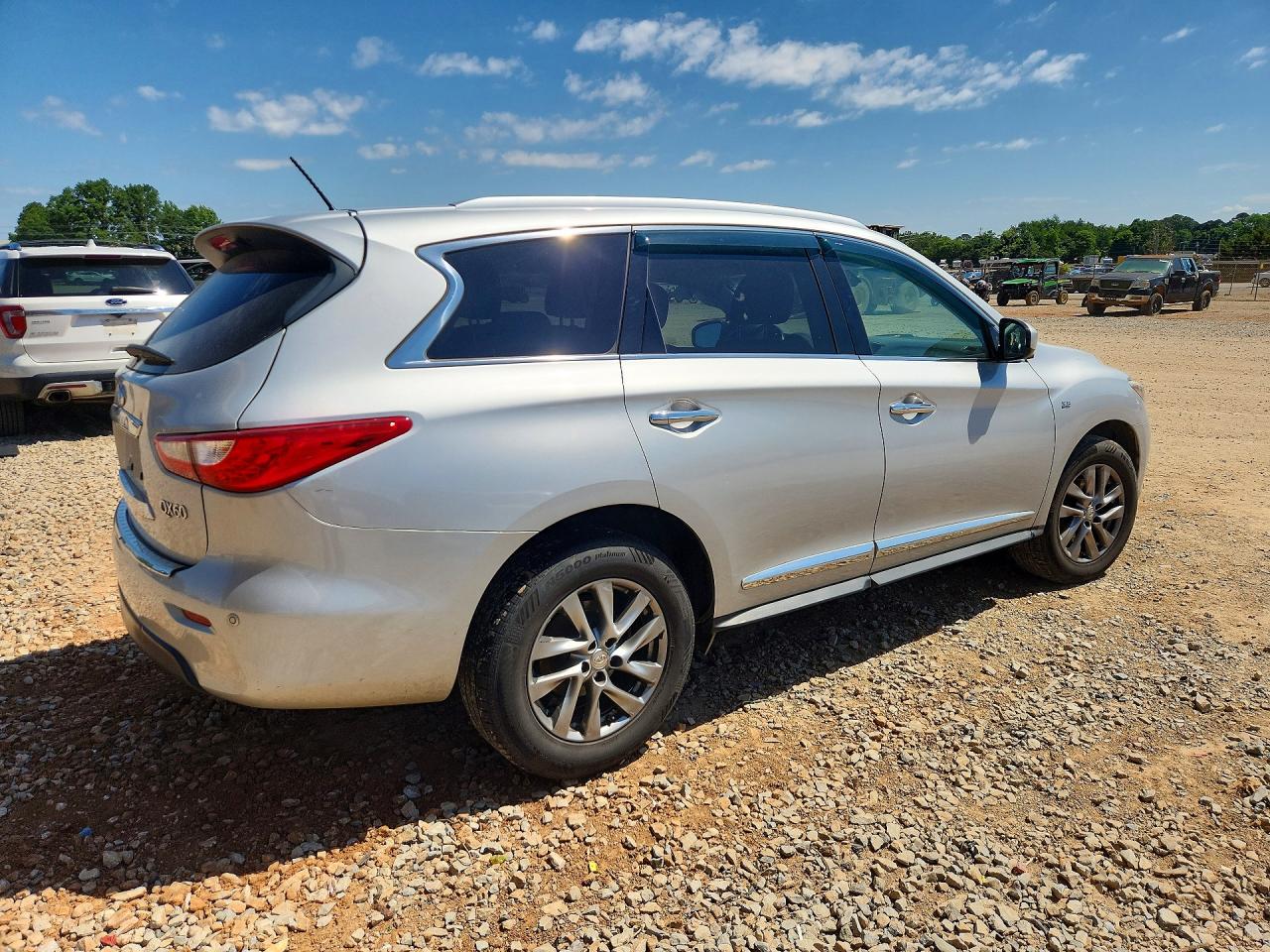 2015 Infiniti Qx60 Base Silver vin: 5N1AL0MNXFC517682