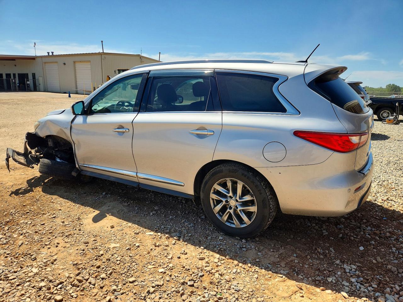 2015 Infiniti Qx60 Base Silver vin: 5N1AL0MNXFC517682