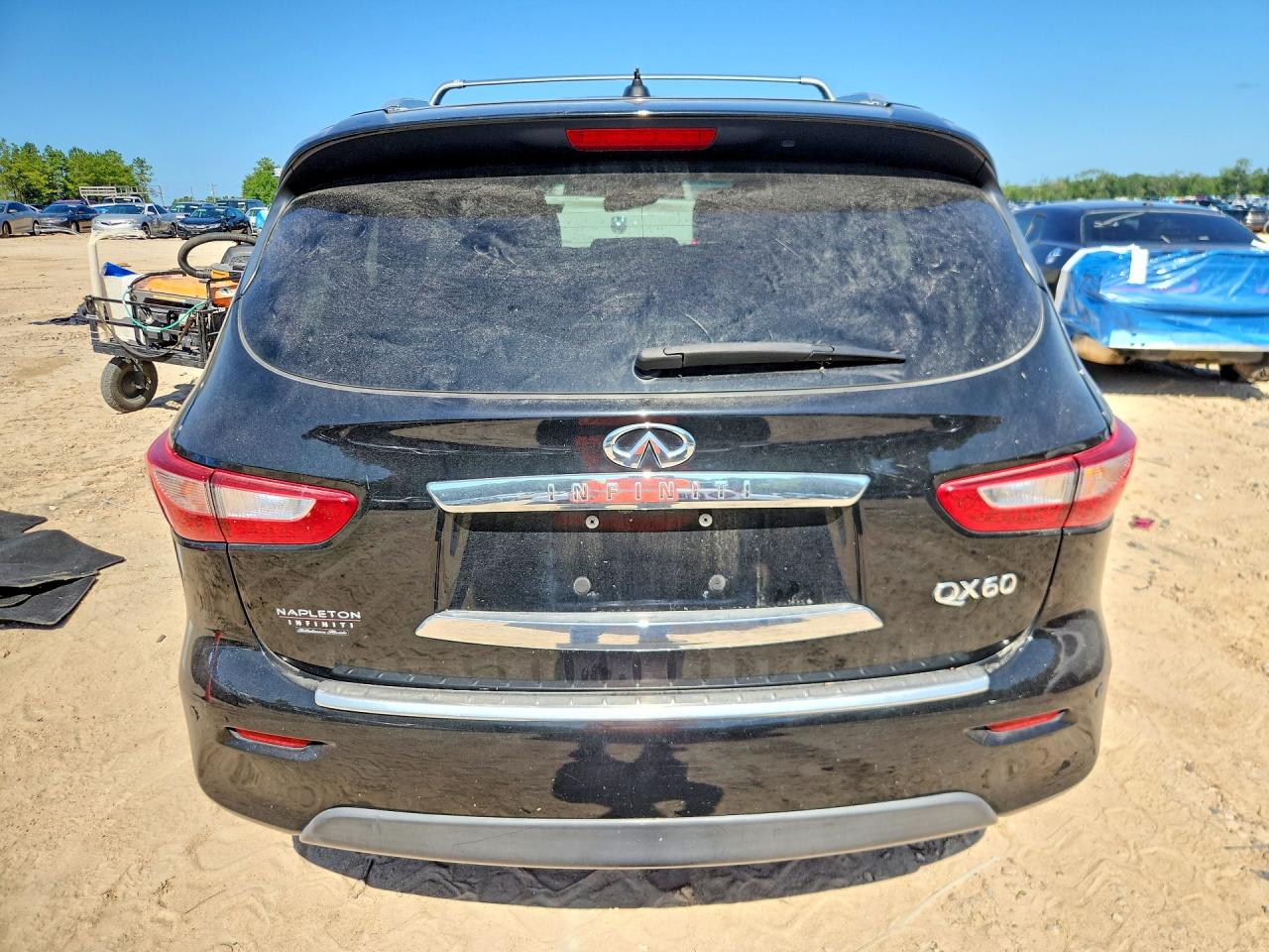 2015 Infiniti Qx60 Base Black vin: 5N1AL0MNXFC520890