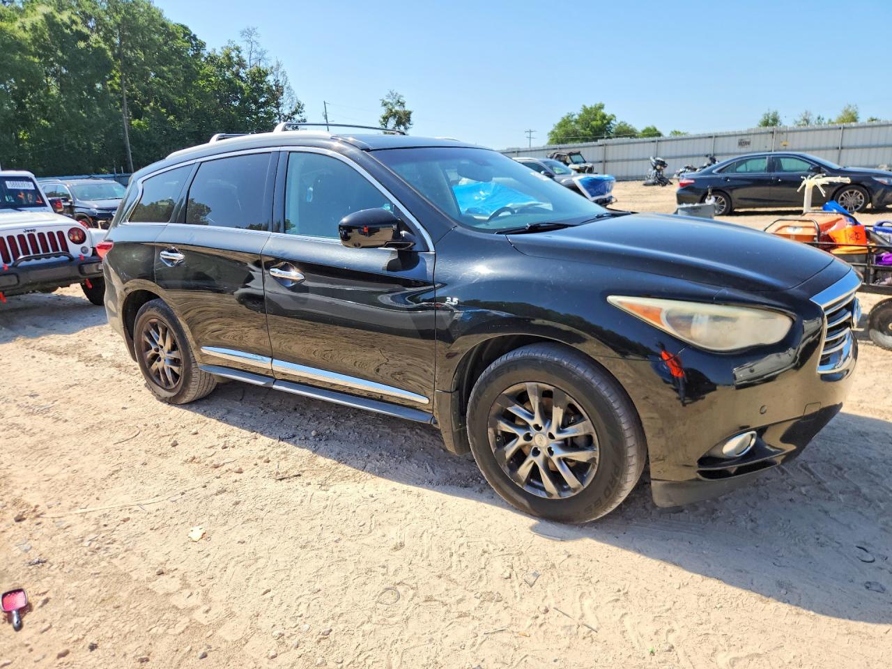 2015 Infiniti Qx60 Base Black vin: 5N1AL0MNXFC520890