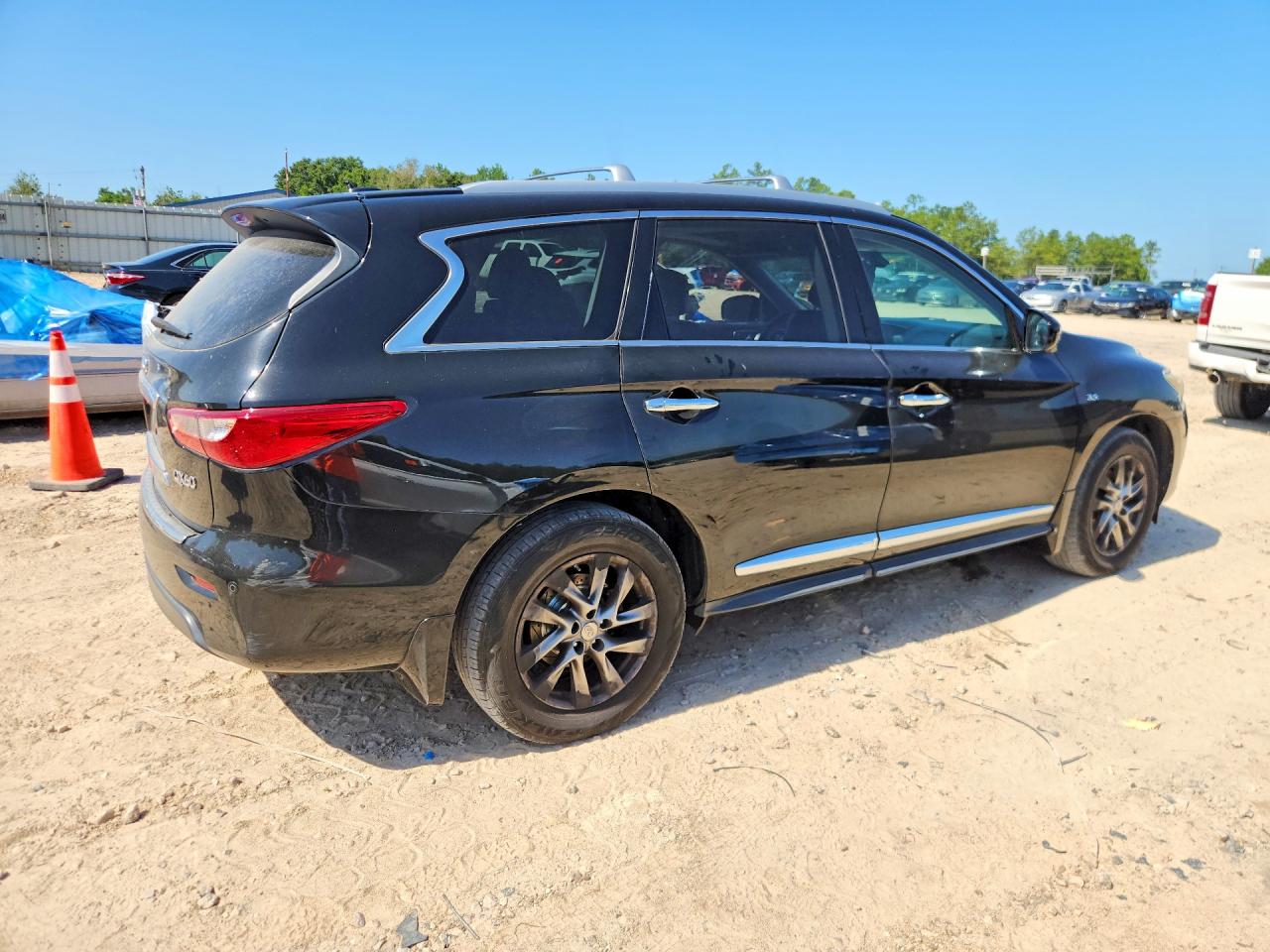 2015 Infiniti Qx60 Base Black vin: 5N1AL0MNXFC520890