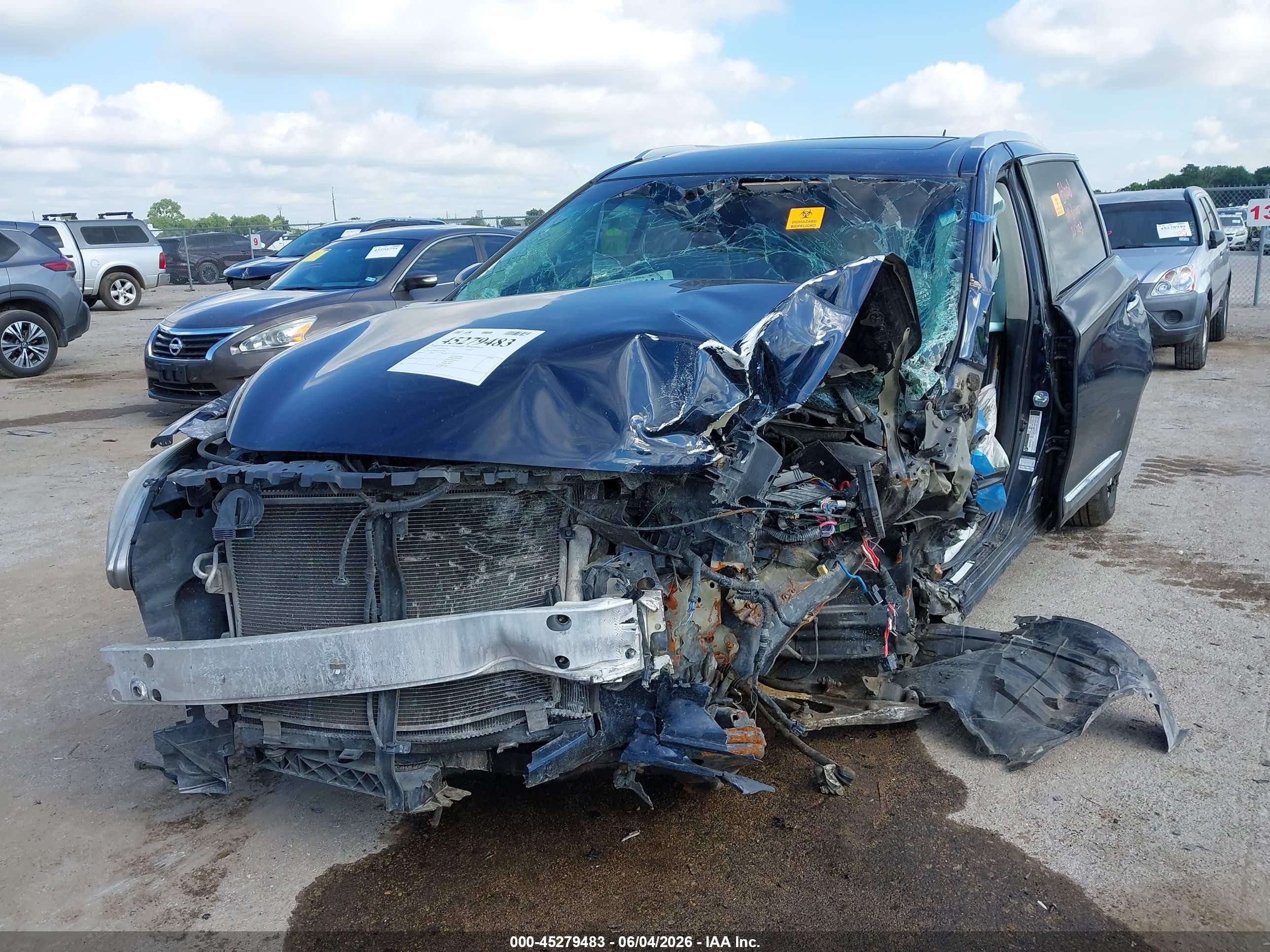 2015 Infiniti Qx60   Dark Blue vin: 5N1AL0MNXFC521067