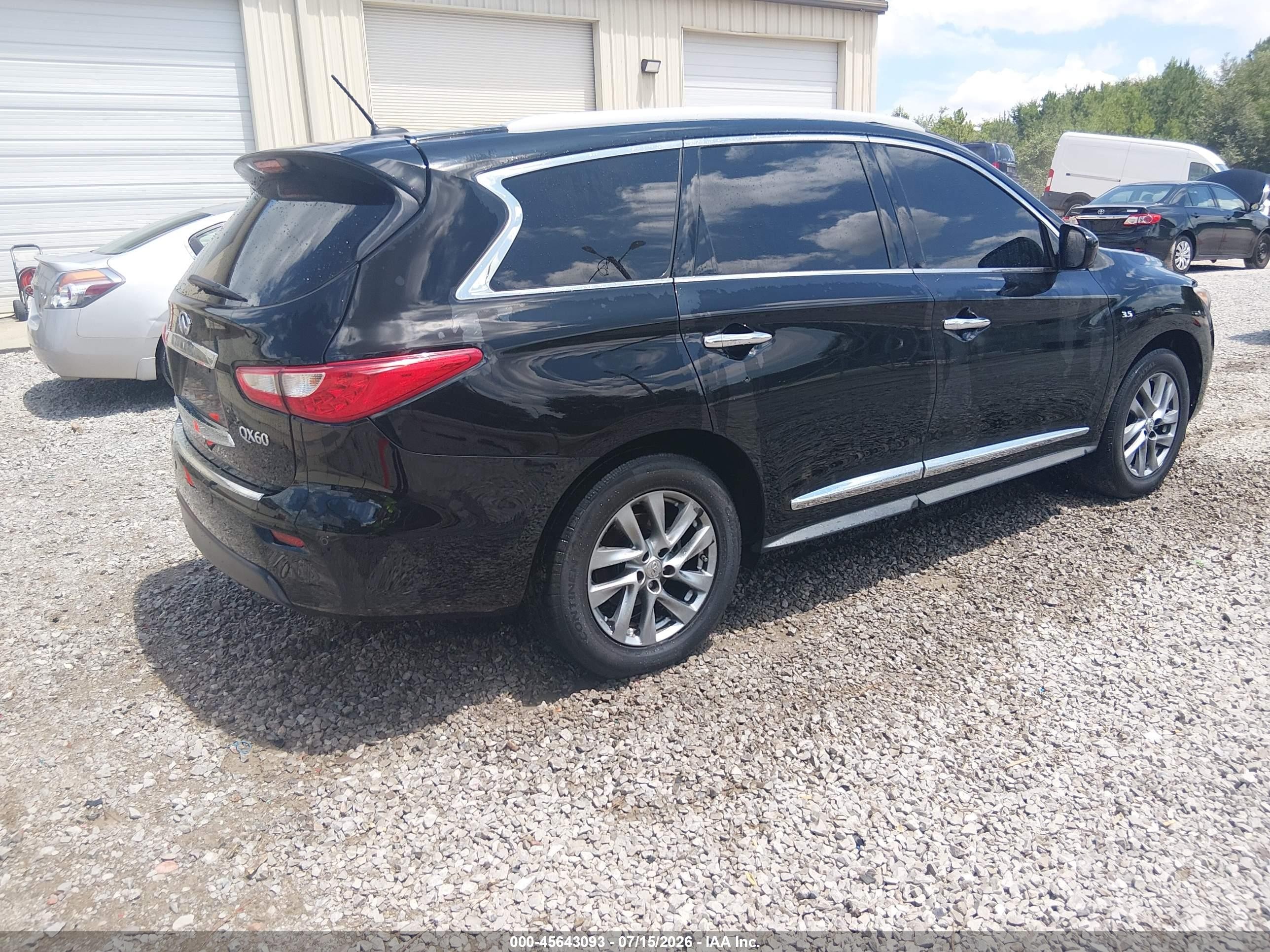 2015 Infiniti Qx60   Black vin: 5N1AL0MNXFC530528