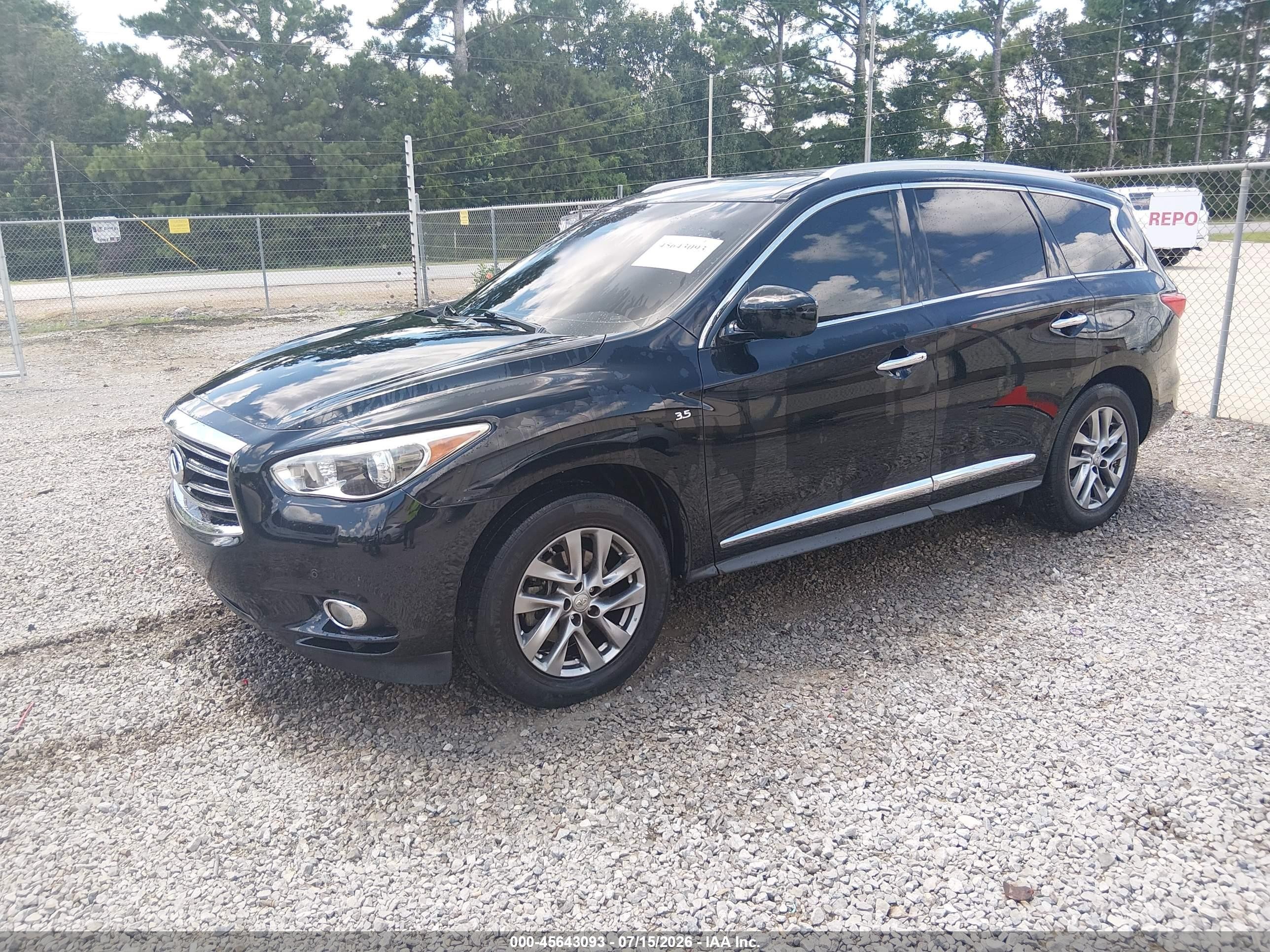 2015 Infiniti Qx60   Black vin: 5N1AL0MNXFC530528