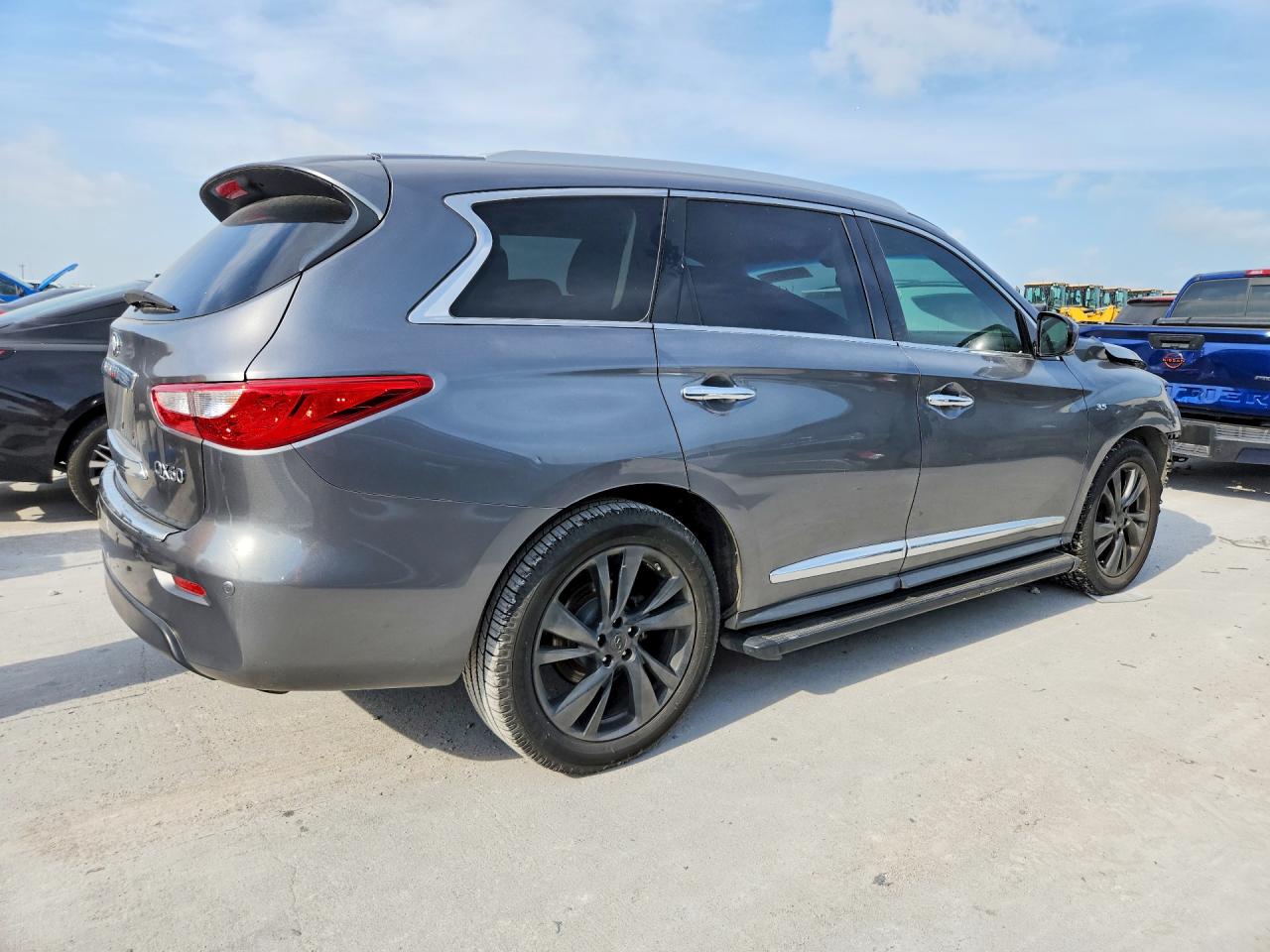 2015 Infiniti Qx60 Base Gray vin: 5N1AL0MNXFC531517