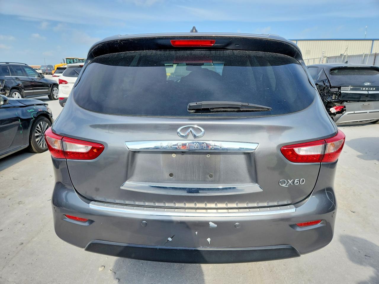 2015 Infiniti Qx60 Base Gray vin: 5N1AL0MNXFC531517