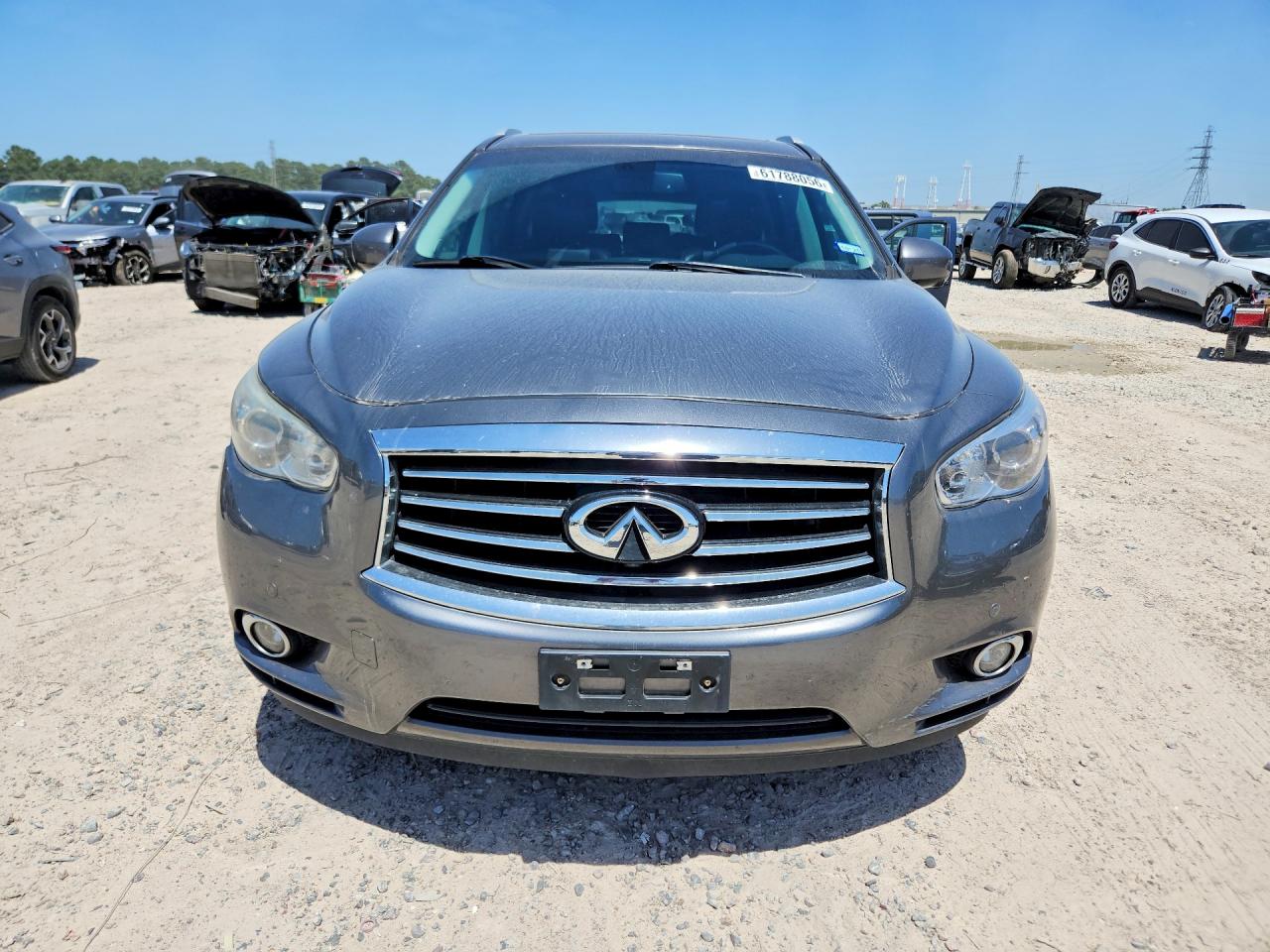 2015 Infiniti Qx60 Base Gray vin: 5N1AL0MNXFC536281
