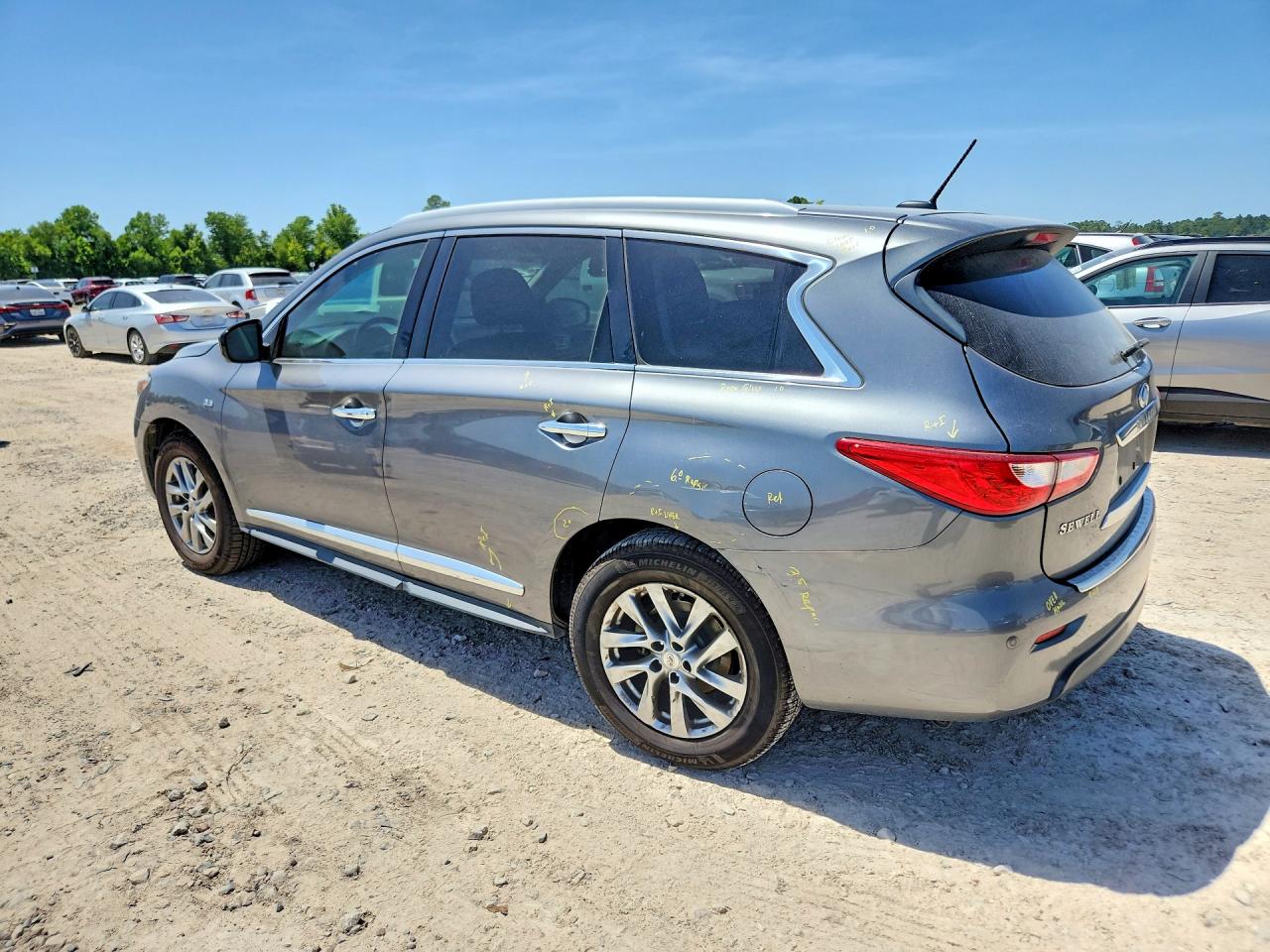 2015 Infiniti Qx60 Base Gray vin: 5N1AL0MNXFC536281