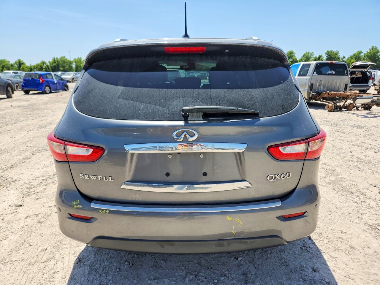2015 Infiniti Qx60 Base Gray vin: 5N1AL0MNXFC536281