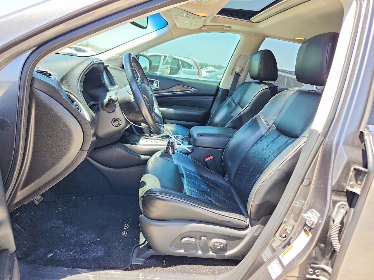 2015 Infiniti Qx60 Base Gray vin: 5N1AL0MNXFC536281