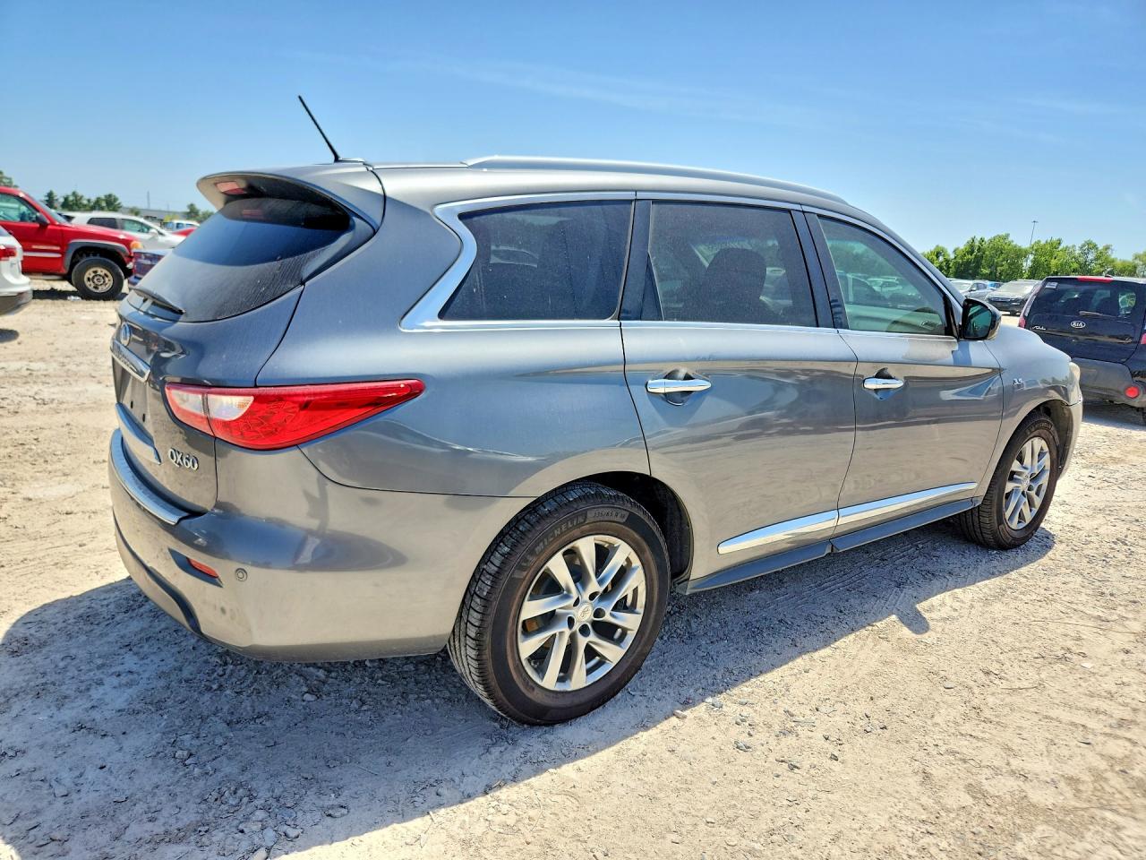 2015 Infiniti Qx60 Base Gray vin: 5N1AL0MNXFC536281