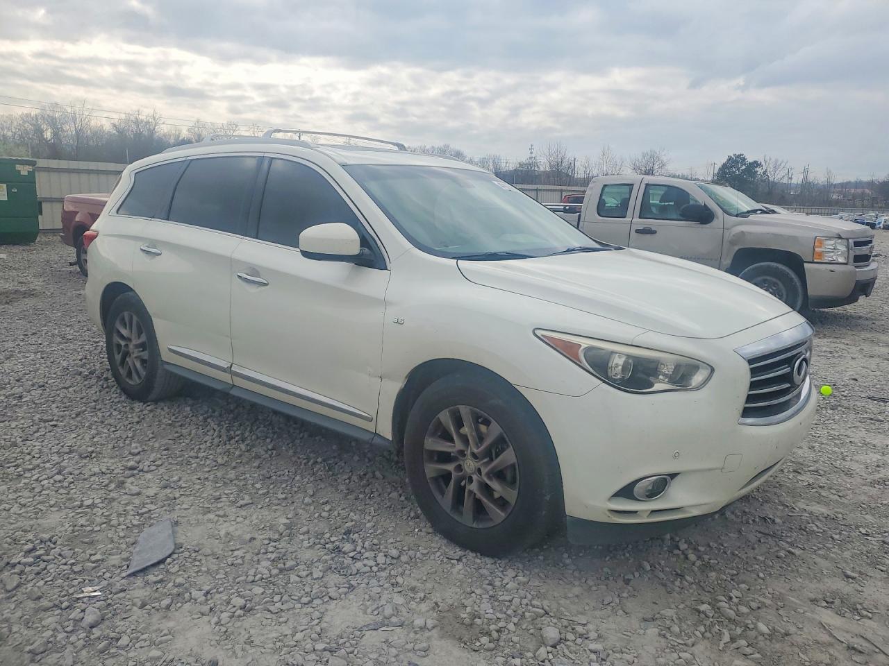 2015 Infiniti Qx60 Base Белый vin: 5N1AL0MNXFC540024