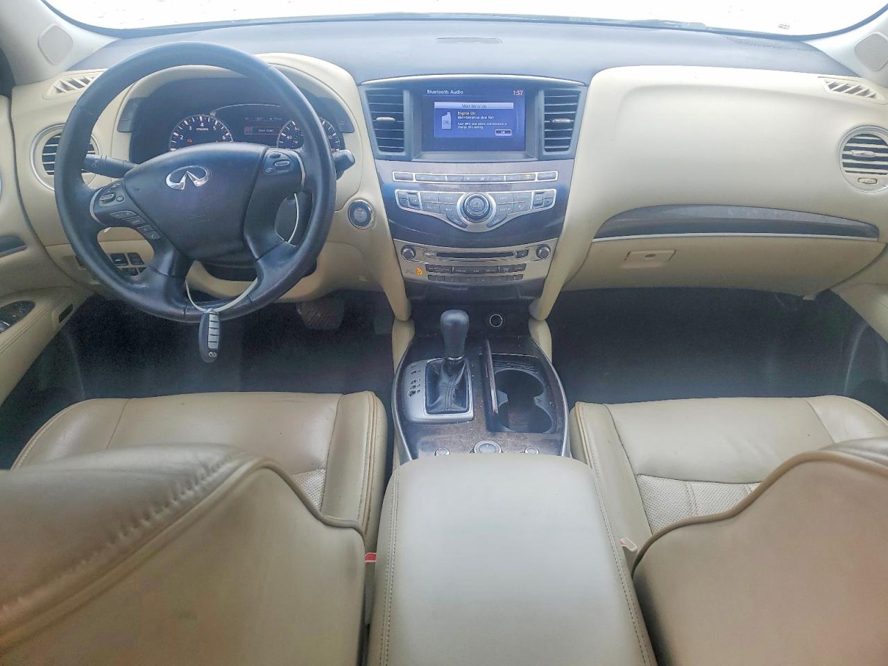 2015 Infiniti Qx60 Base Белый vin: 5N1AL0MNXFC540024