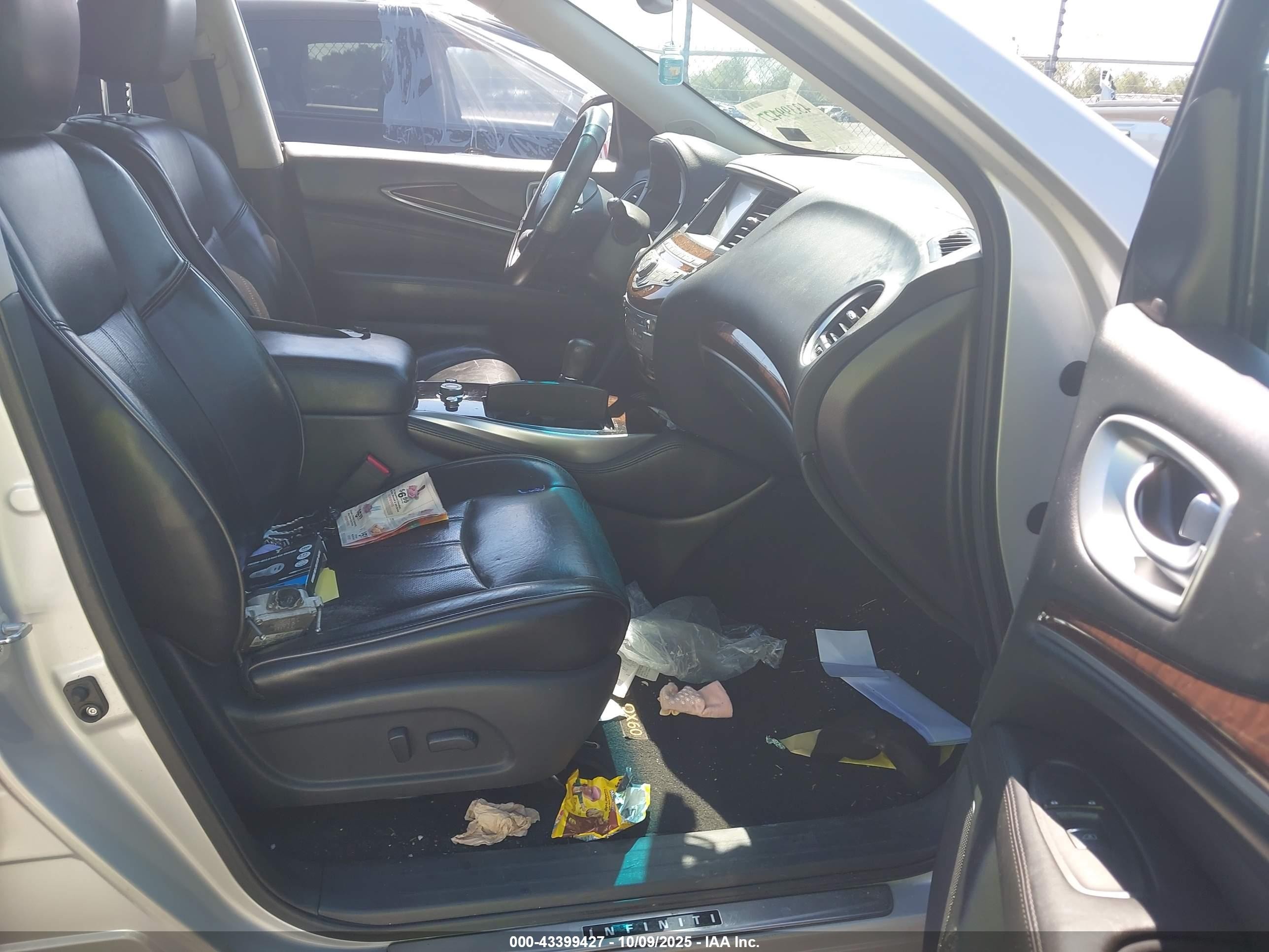 2015 Infiniti Qx60 Silver vin: 5N1AL0MNXFC548463