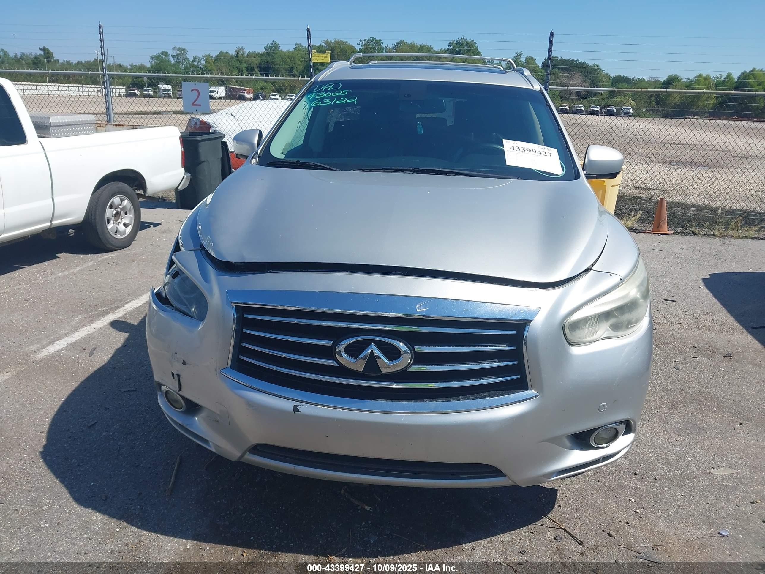 2015 Infiniti Qx60 Silver vin: 5N1AL0MNXFC548463