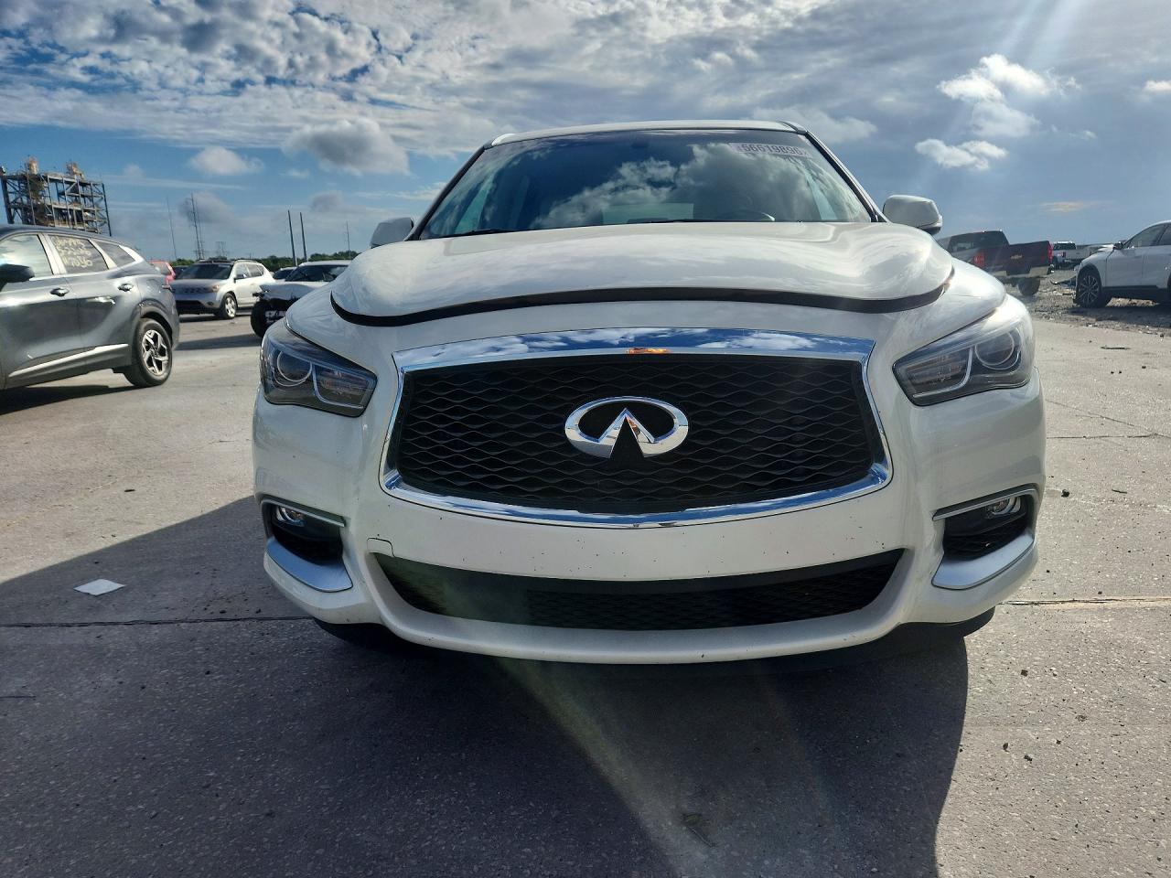 2016 Infiniti Qx60 Base White vin: 5N1AL0MNXGC528845
