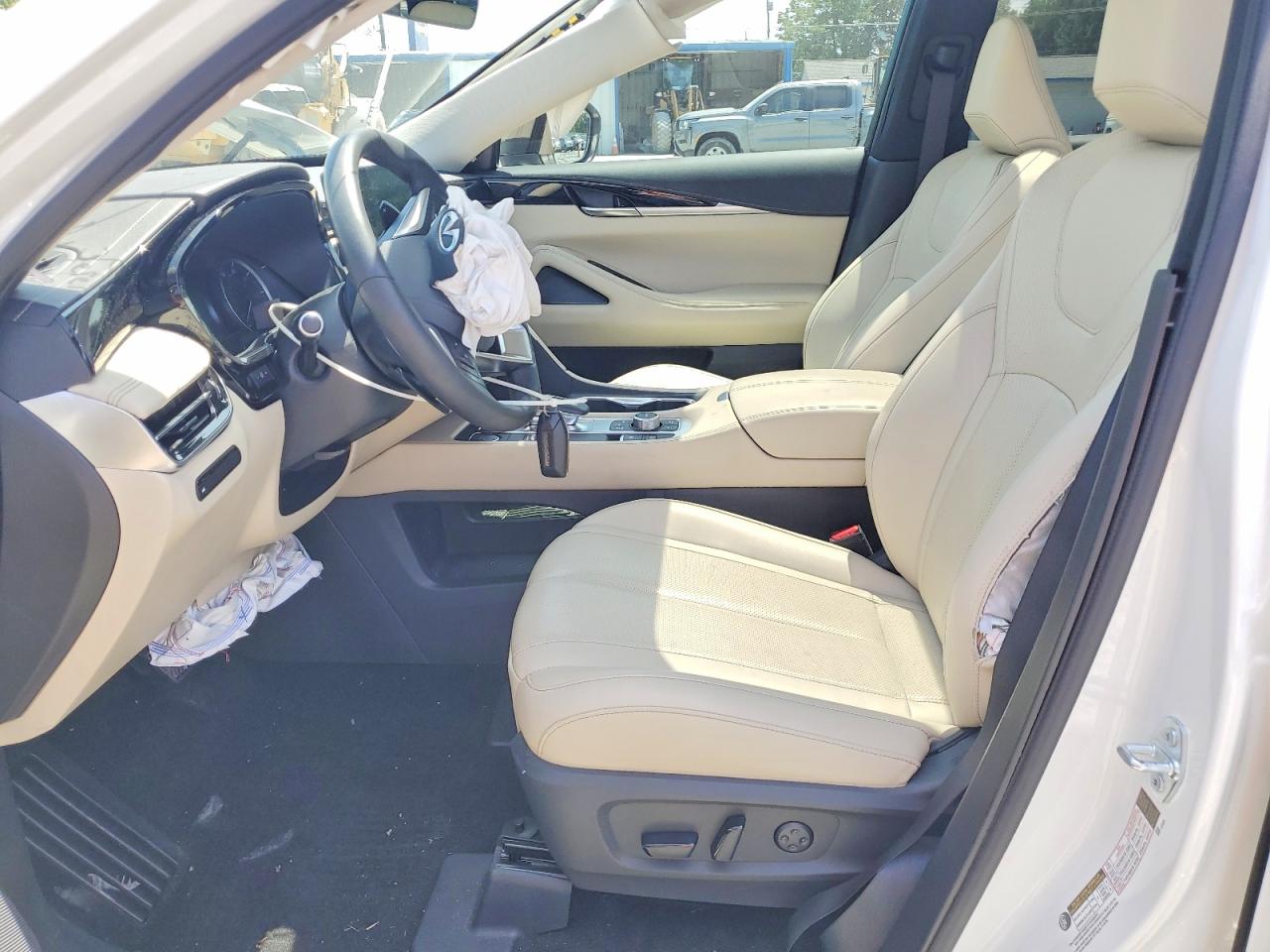 2025 Infiniti Qx60 Pure White vin: 5N1AL1ER1SC356009