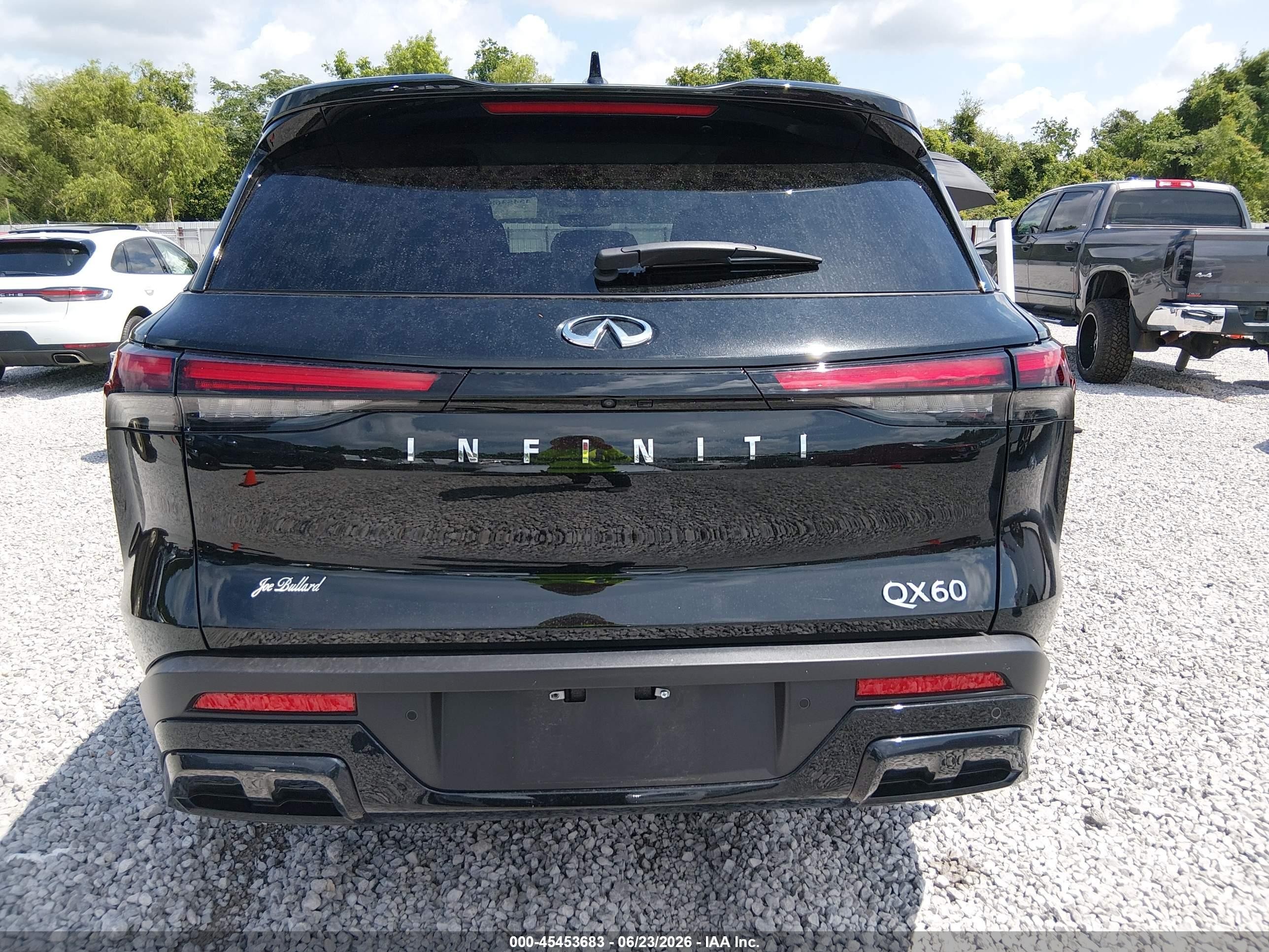 2025 Infiniti Qx60 Pure Black vin: 5N1AL1ER4SC351984