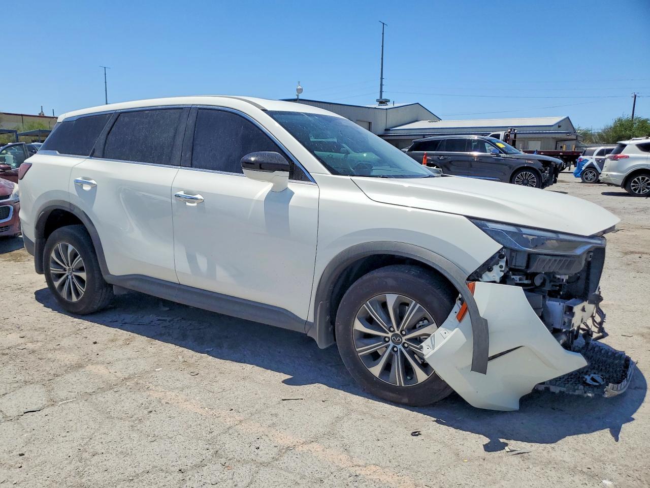 2025 Infiniti Qx60 Pure White vin: 5N1AL1ES5SC345078