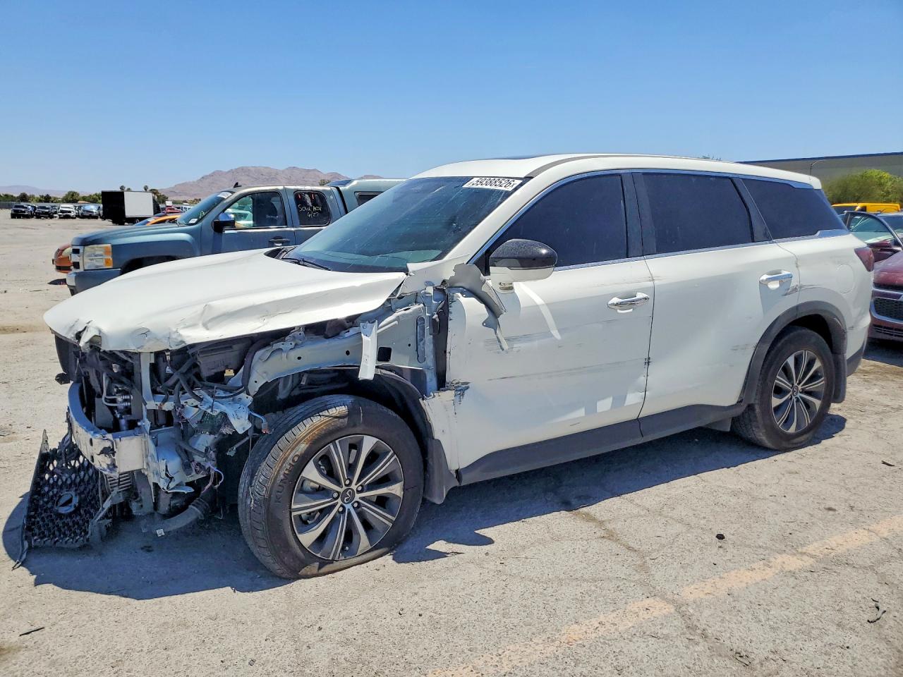 2025 Infiniti Qx60 Pure White vin: 5N1AL1ES5SC345078