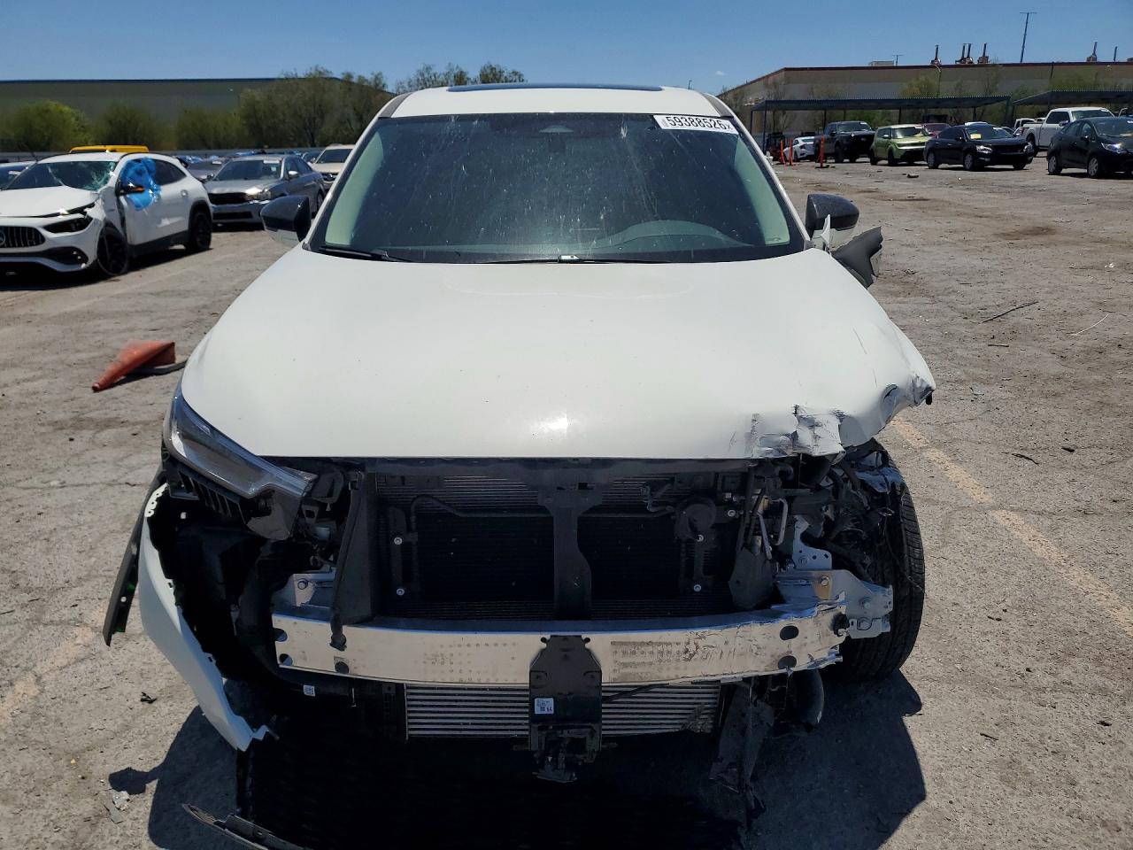 2025 Infiniti Qx60 Pure White vin: 5N1AL1ES5SC345078