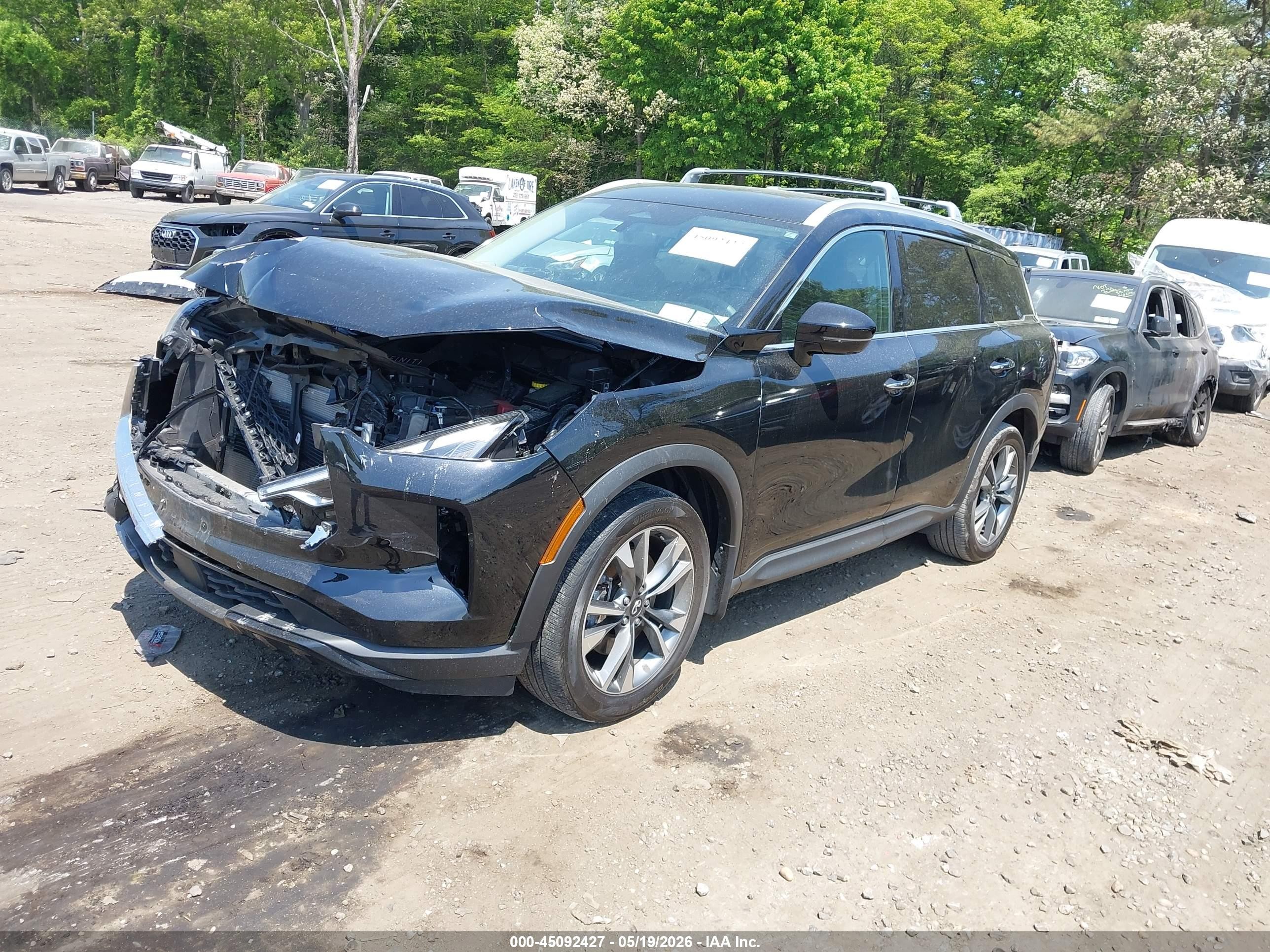 2025 Infiniti Qx60 Luxe Awd Black vin: 5N1AL1FS3SC336359