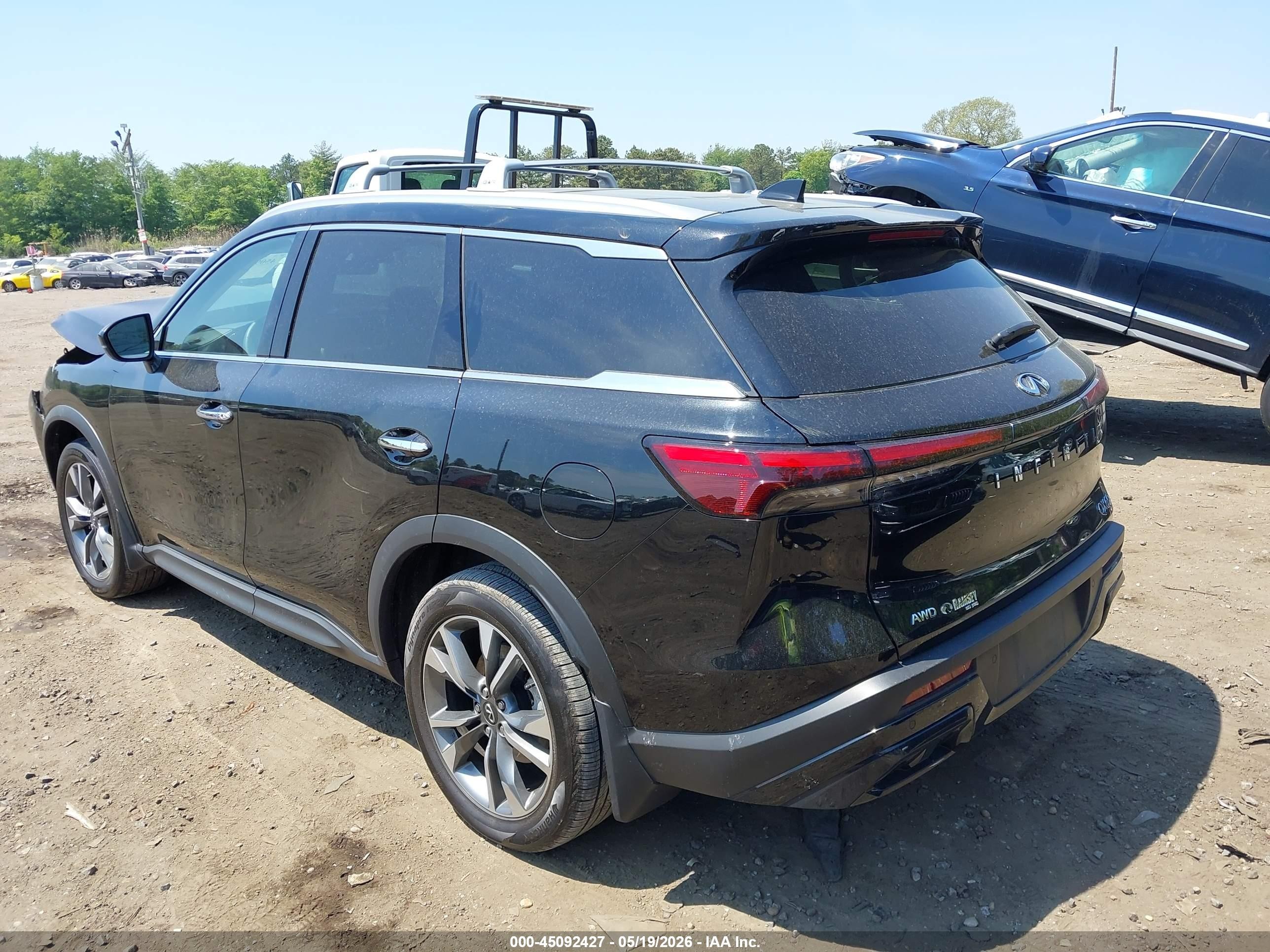 2025 Infiniti Qx60 Luxe Awd Black vin: 5N1AL1FS3SC336359