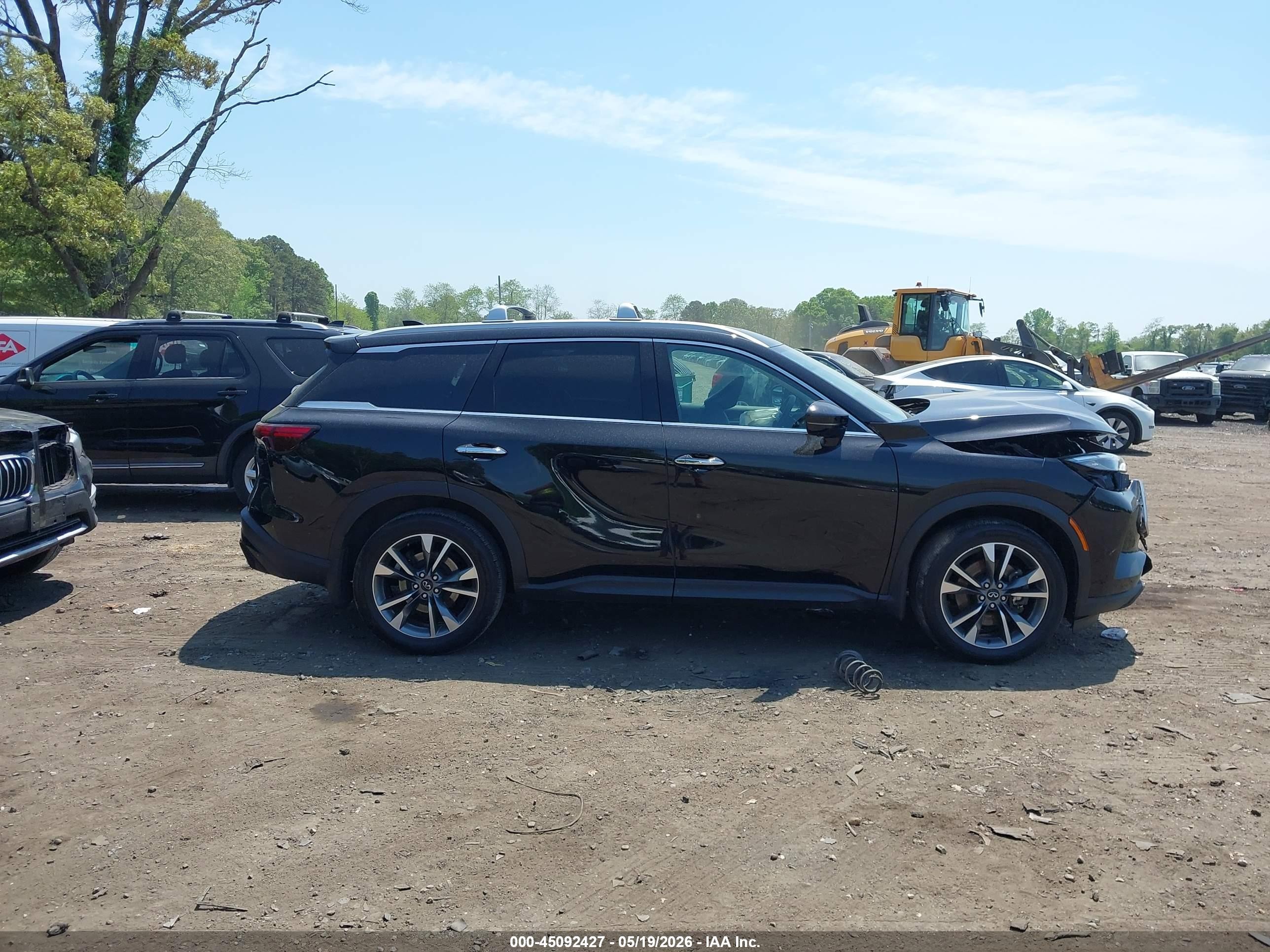2025 Infiniti Qx60 Luxe Awd Black vin: 5N1AL1FS3SC336359