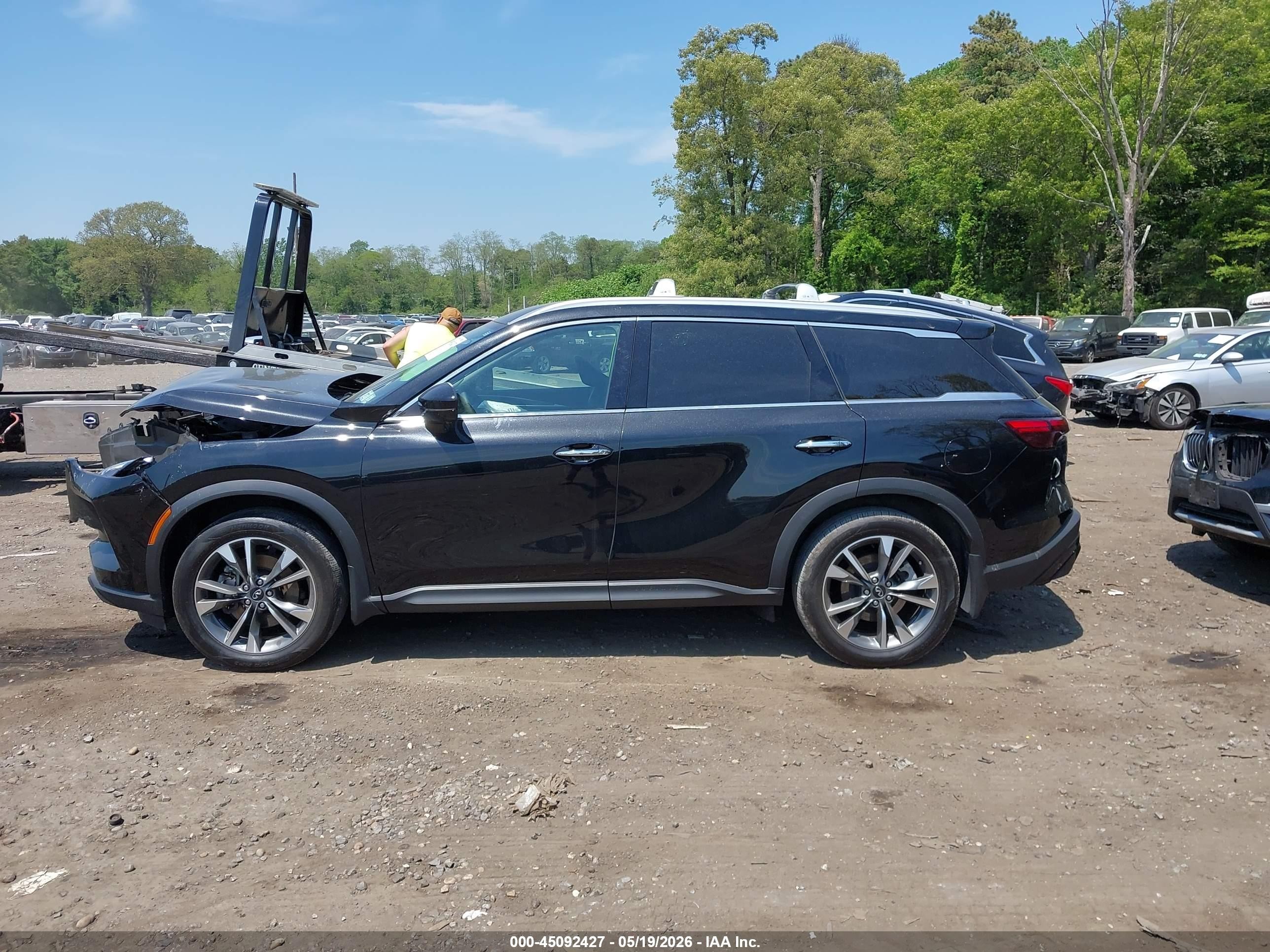 2025 Infiniti Qx60 Luxe Awd Black vin: 5N1AL1FS3SC336359