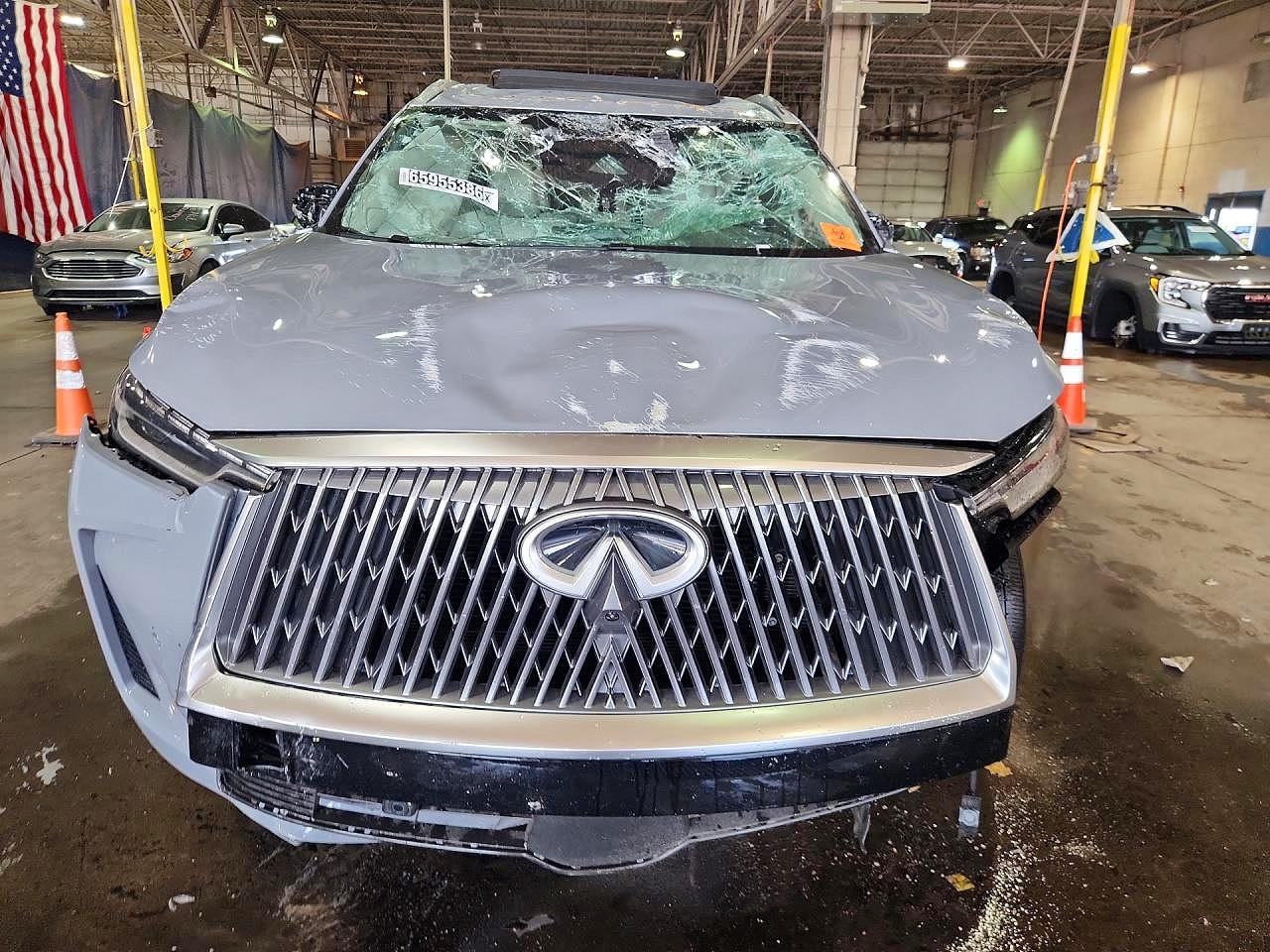 2026 Infiniti Qx60 Luxe Серый vin: 5N1AL1FSXTC355833